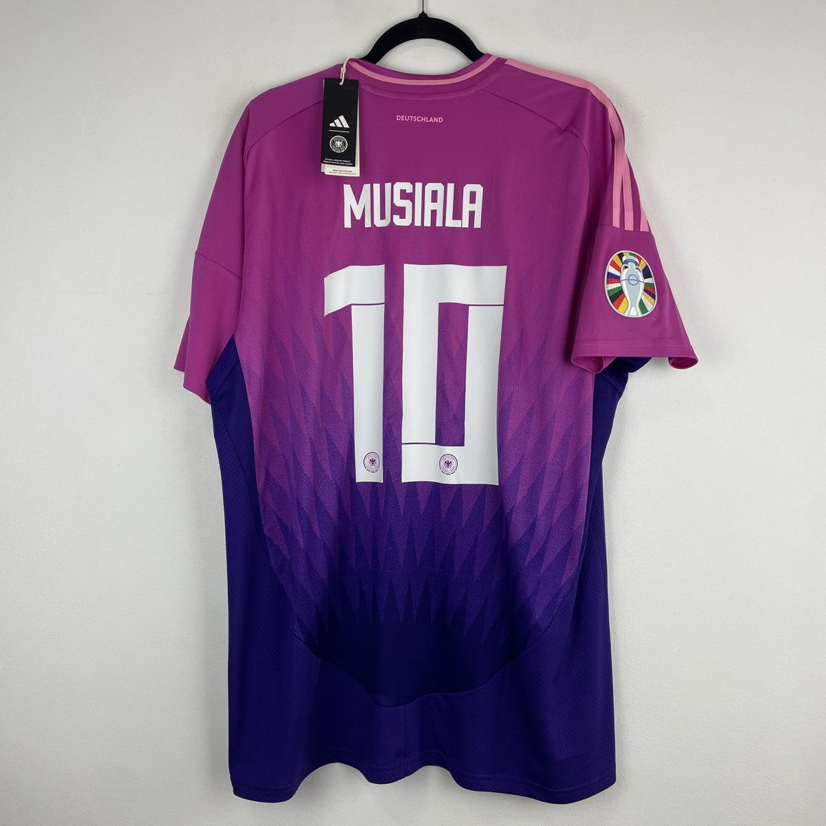 Adidas Germany Jamal Musiala Adidas Pink Jersey Euro 2024 size XXL Size US XXL / EU 58 / 5 - 1 Thumbnail