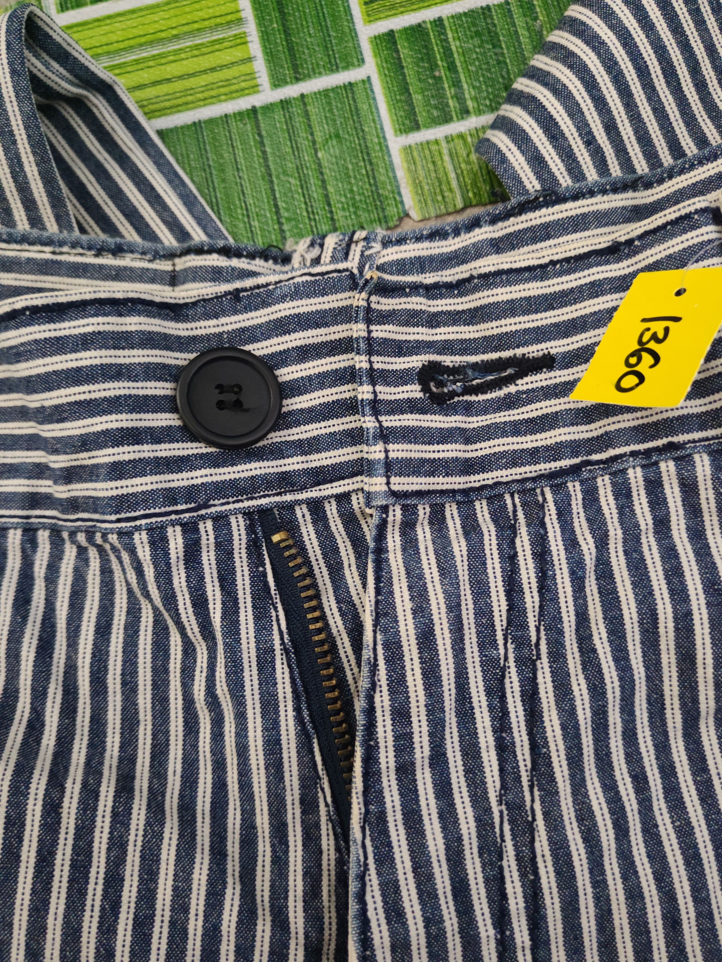 Japanese Brand DL Japanese Brand Blue White Multipocket Casual Pants #1360 Size US 30 / EU 46 - 15 Thumbnail
