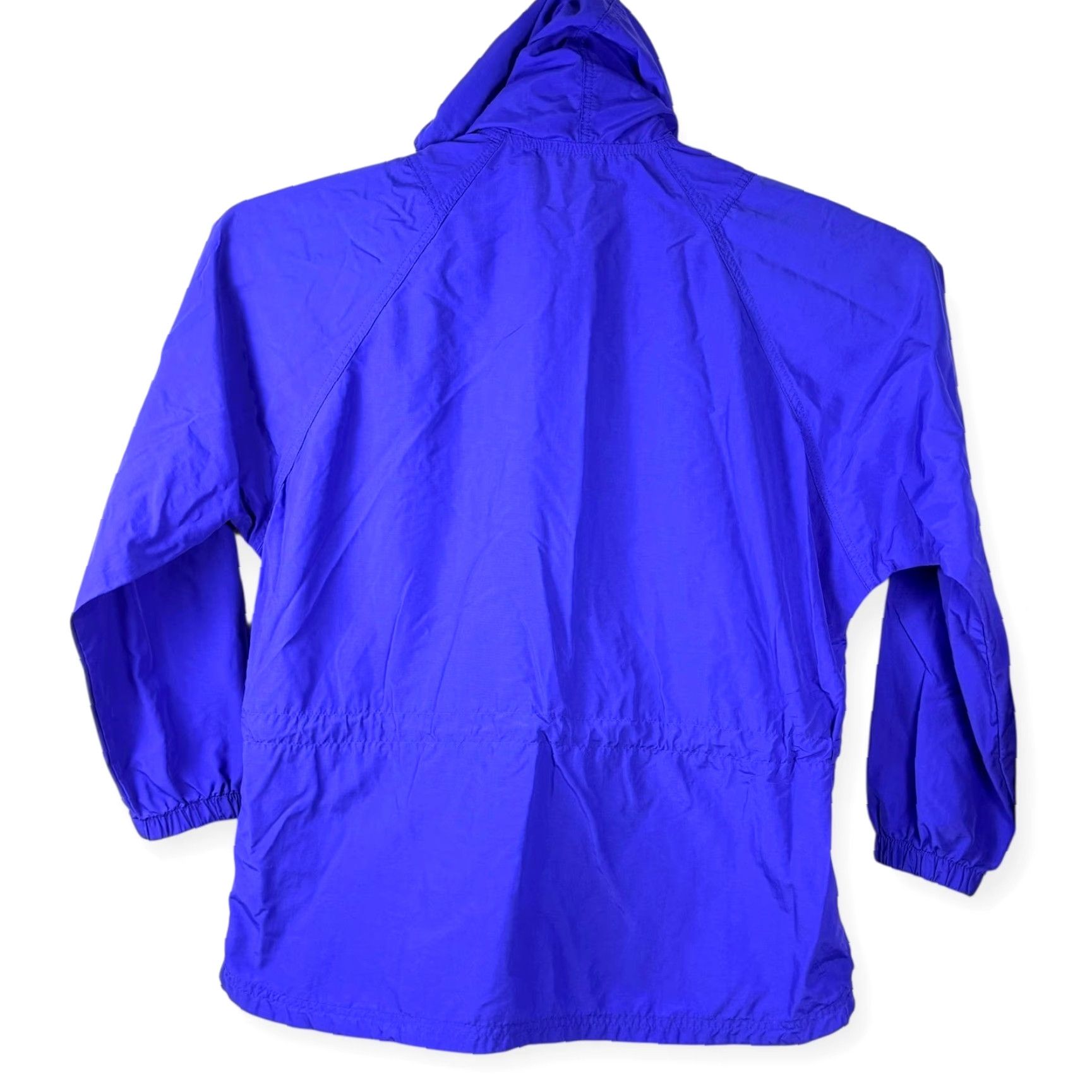 VINTAGE L.L. Bean Anorak Jacket Mens Large Purple Windbreaker USA 