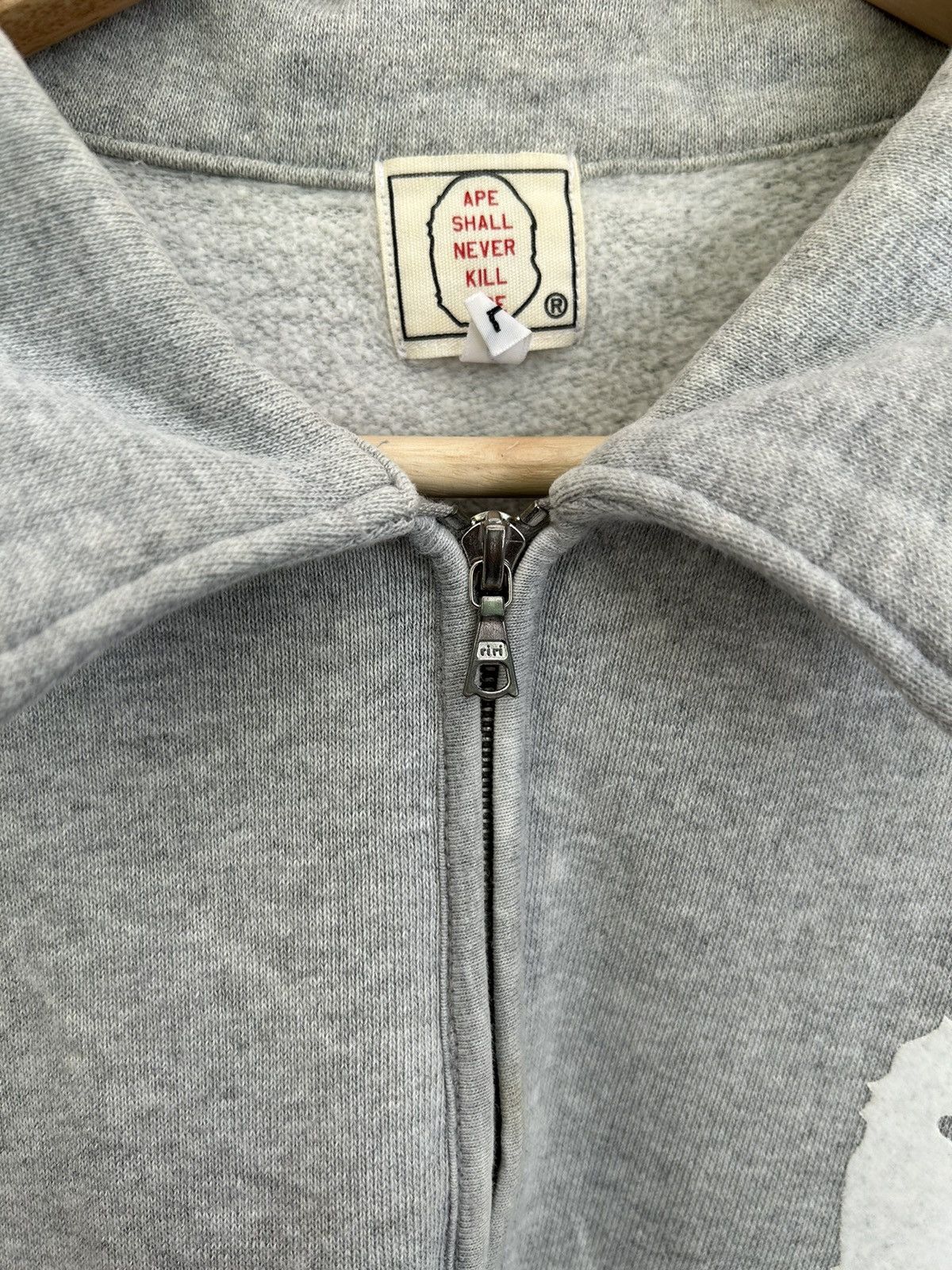 Bape By Bathing Ape Half Zip S/S Sweatshirt Size US L / EU 52-54 / 3 - 7 Thumbnail