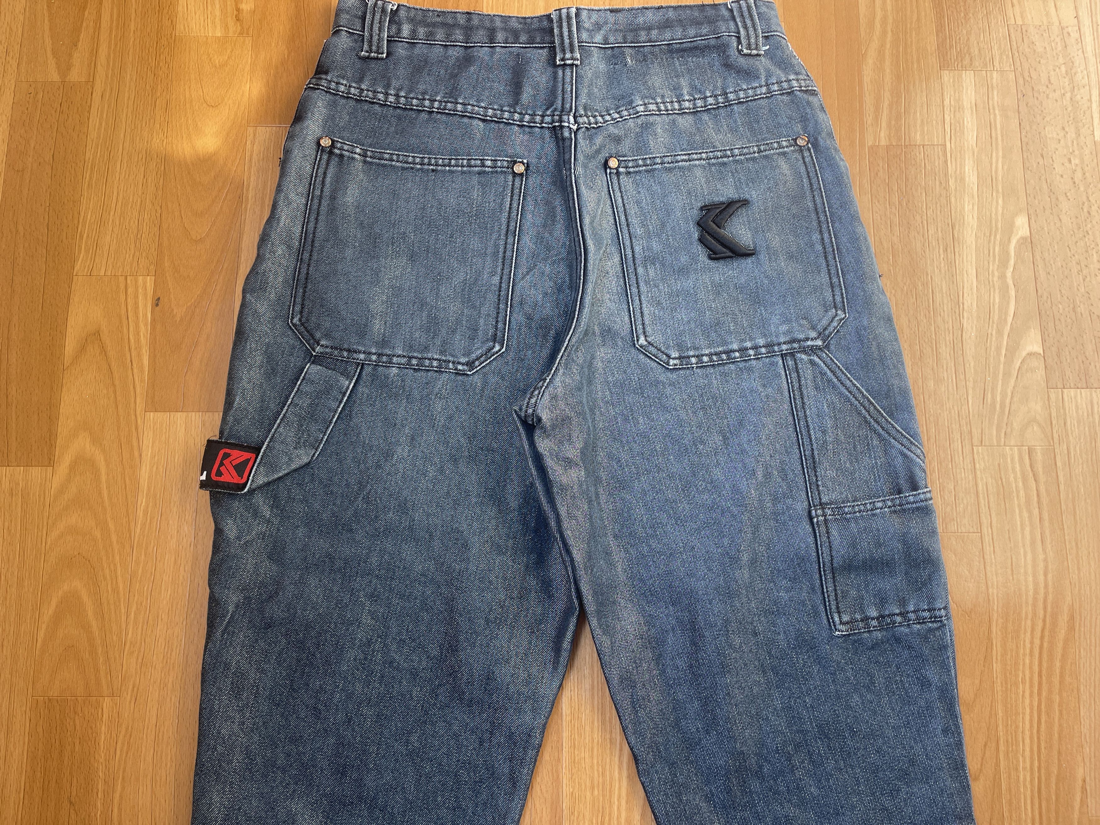 Karl Kani KARL KANI jeans shiny vintage baggy jeans silver metallic 30 Size US 30 / EU 46 - 5 Thumbnail