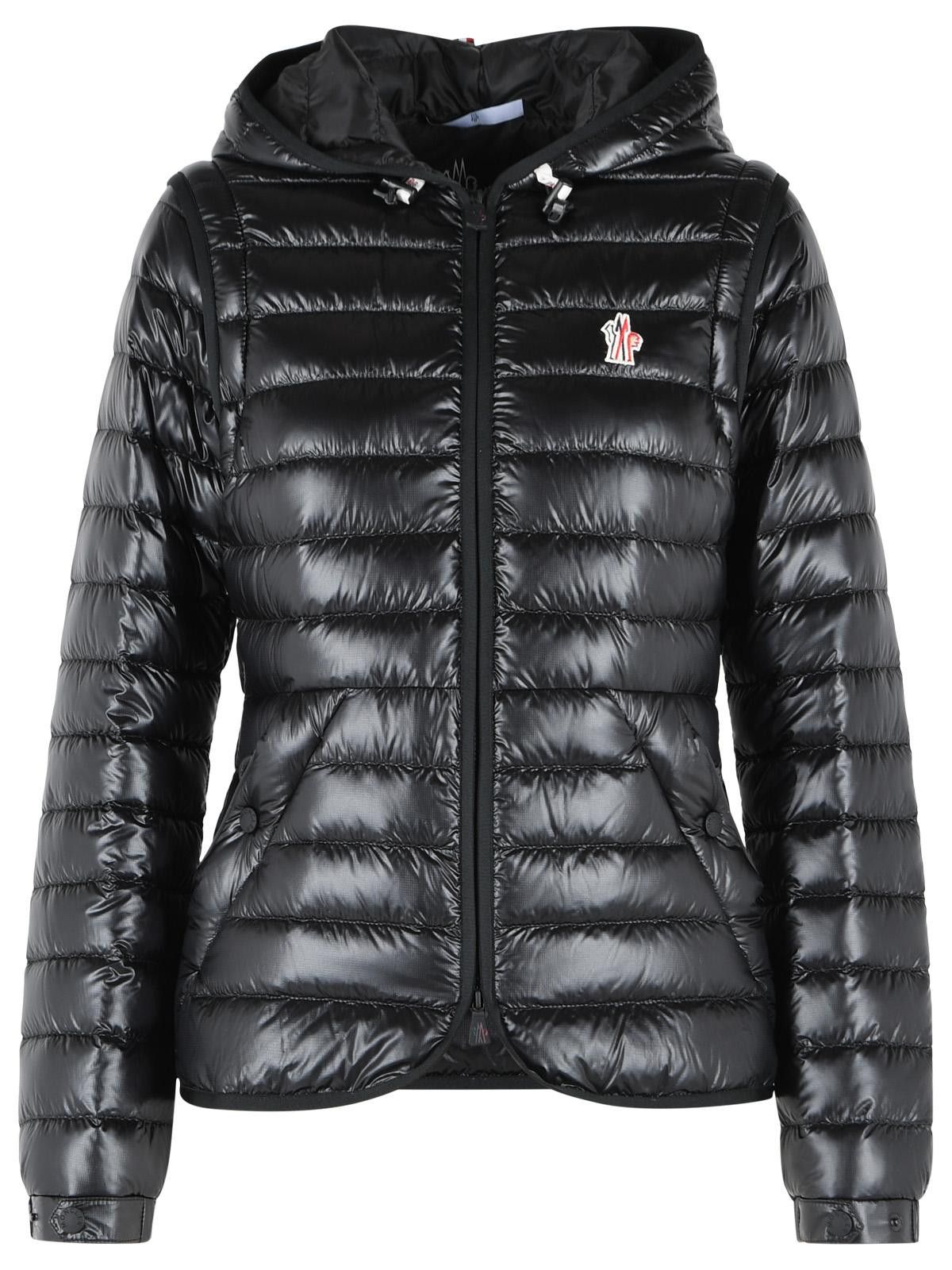 Moncler Grenoble MONCLER GRENOBLE Black 2-In-1 'Karura' Hooded Down Jacket Size M / US 6-8 / IT 42-44 - 1 Thumbnail