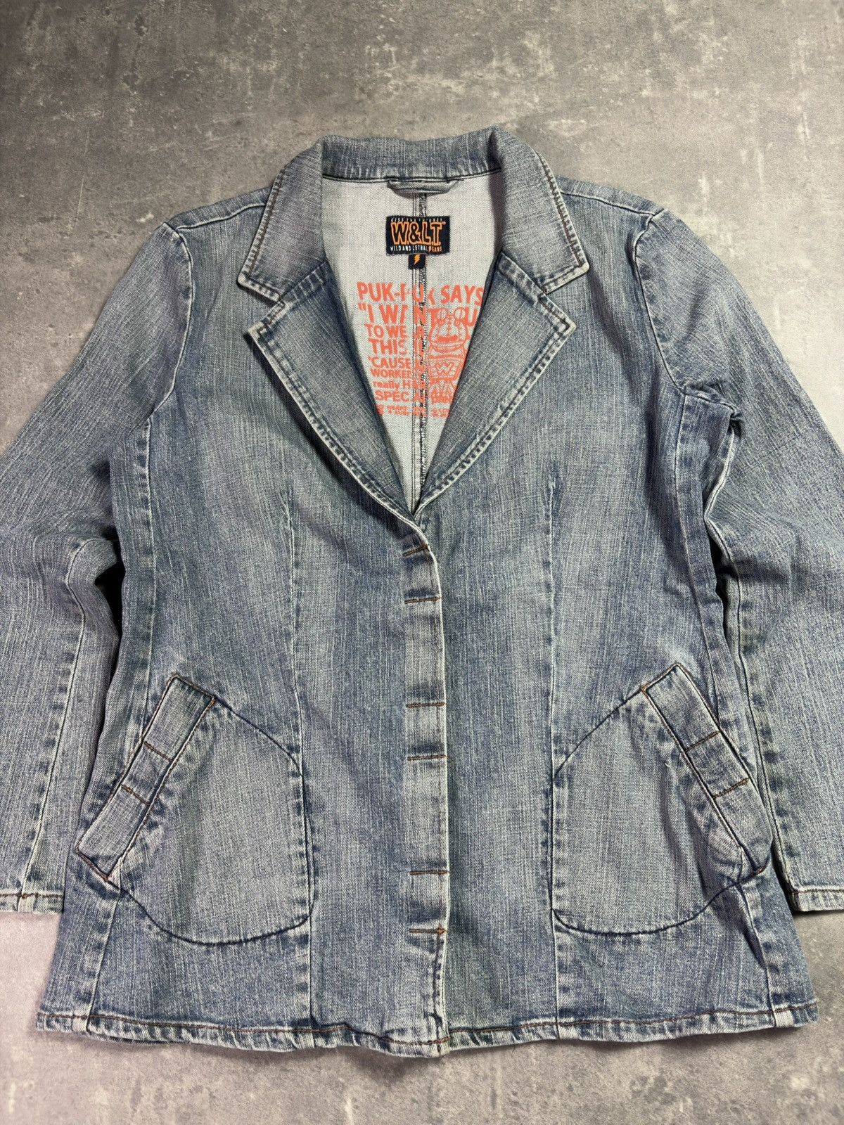 Walter Van Beirendonck W&LT Walter Van Beirendonck Deconstructed Jeans Blazer S M Size US M / EU 48-50 / 2 - 8 Thumbnail