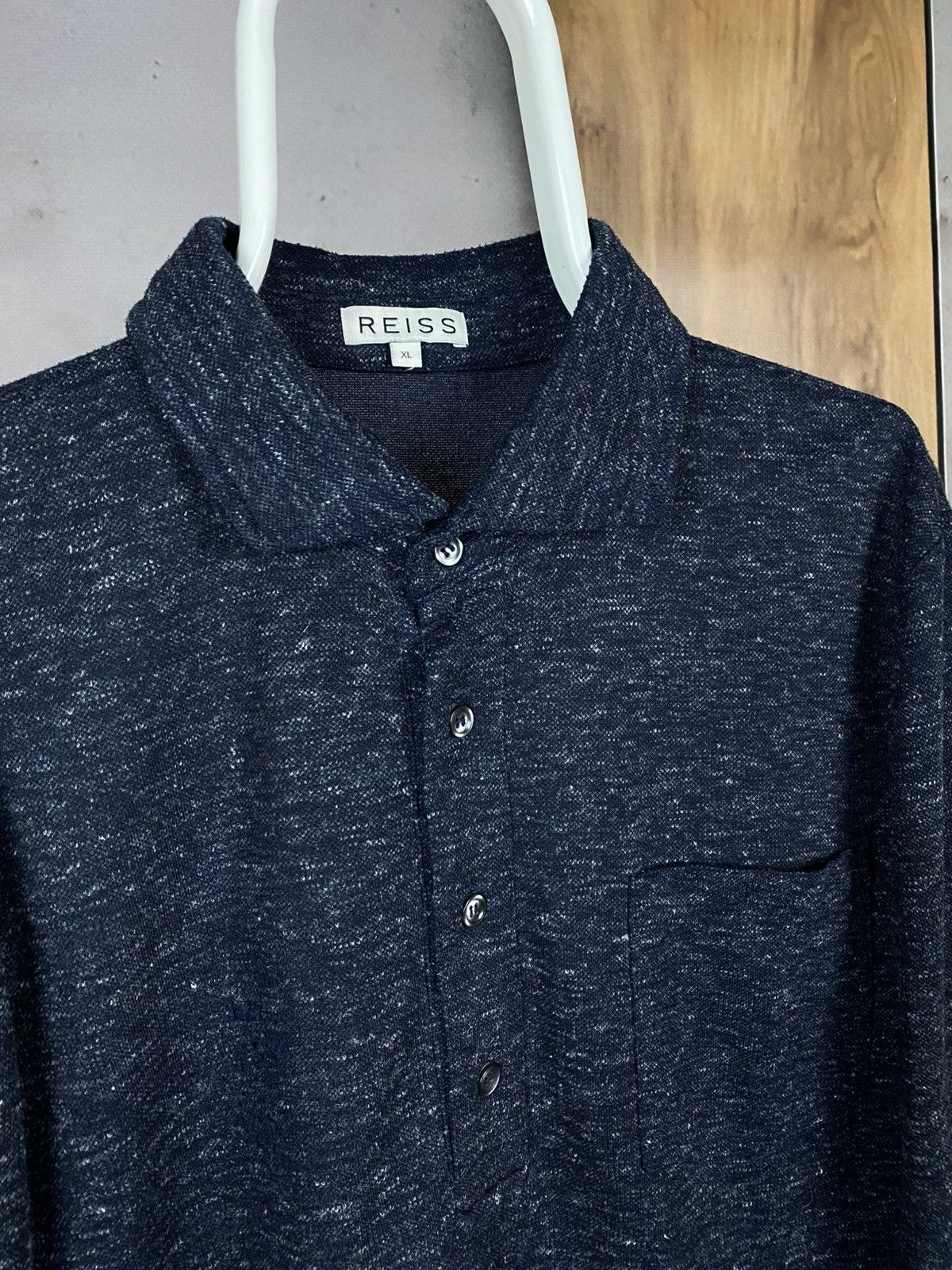 Reiss 🫟Sweatshirt Reiss Luxury Polo Long Sleeve Tee🫟 Size US XL / EU 56 / 4 - 2 Thumbnail