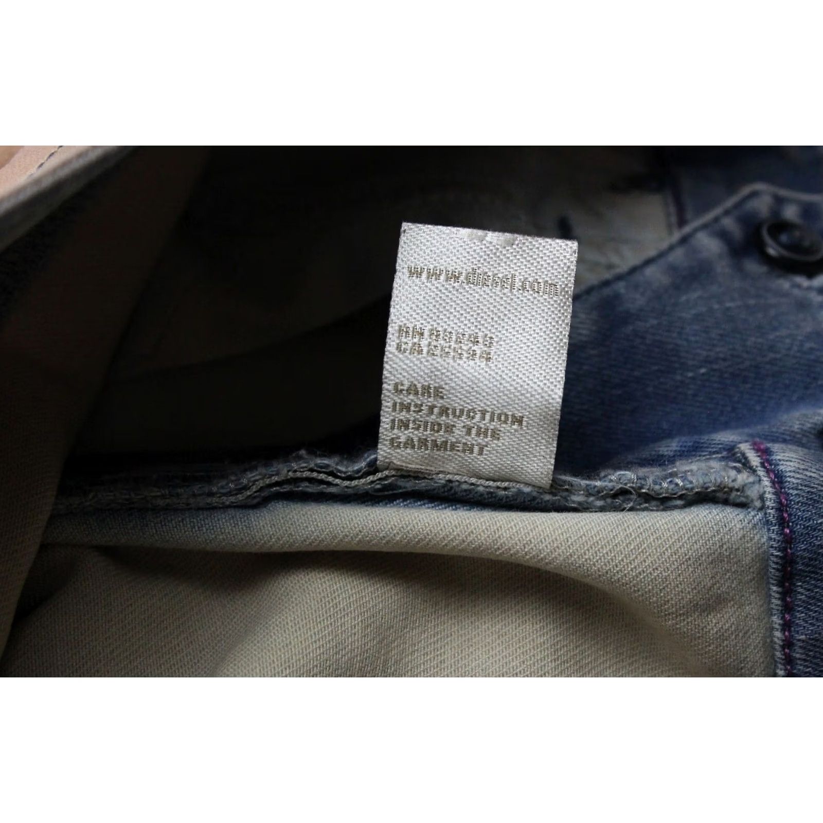 Diesel DIESEL Grupee Super Slim-Skinny 0815U Stretch Jeans Women's W25/L32 Coated Size 42" / US 20 - 7 Thumbnail