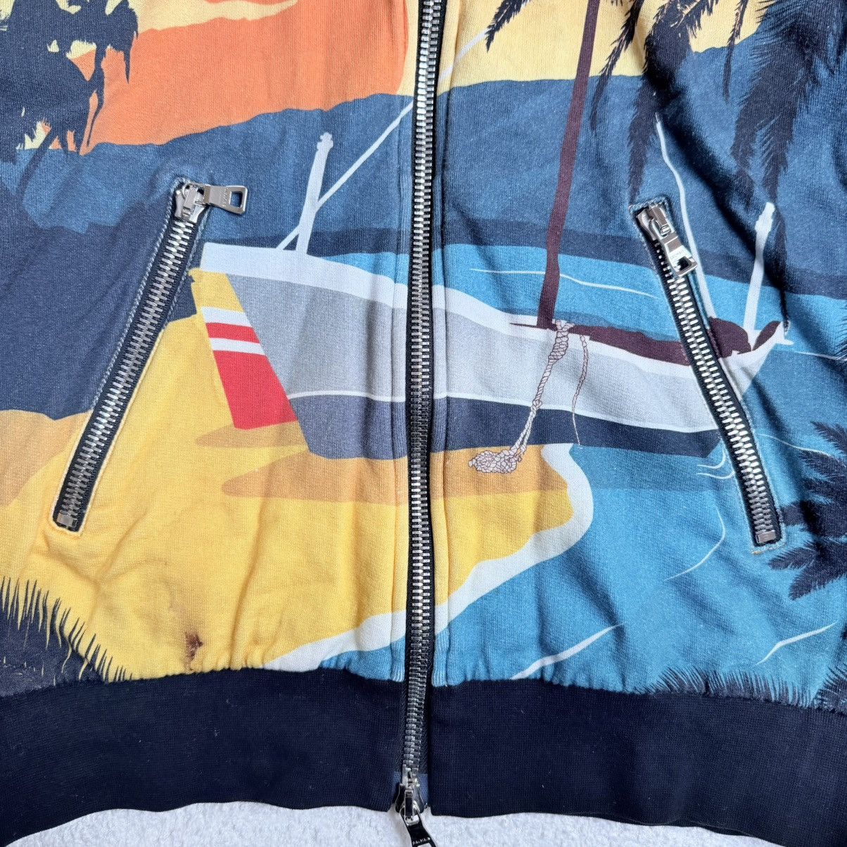 Balmain Balmain Terry Beach Sunset Zippered Jacket Size US XL / EU 56 / 4 - 4 Thumbnail