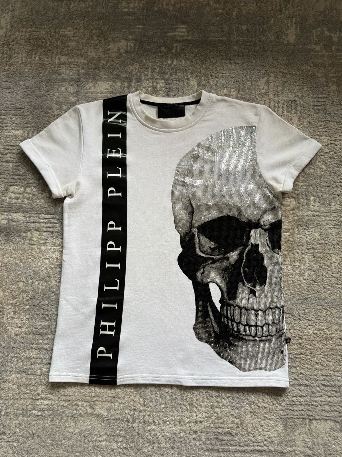 Philipp Plein PHILIPP PLEIN T-shirt Round Neck Skull Size US L / EU 52-54 / 3 - 1 Thumbnail