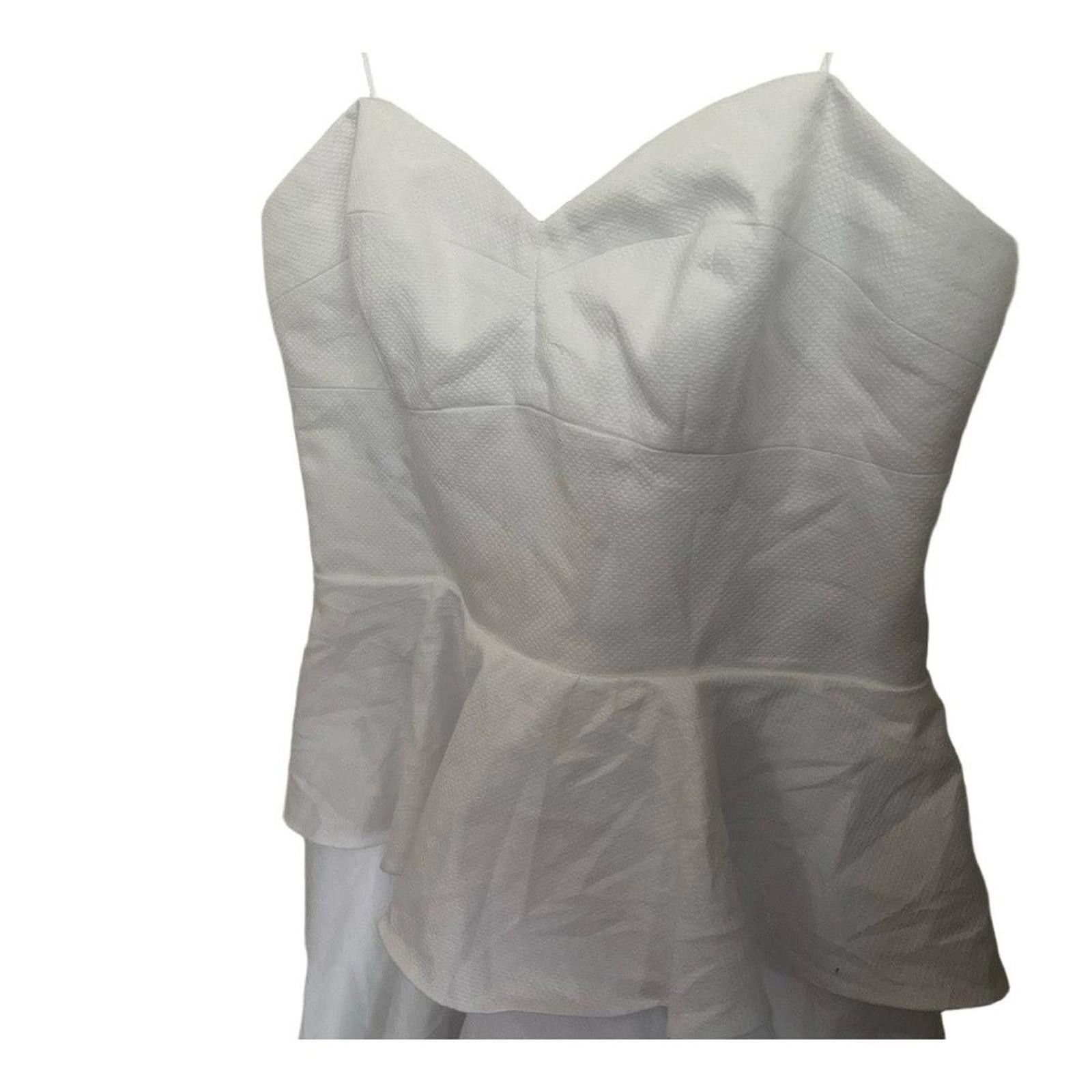 Other AMANDA UPRICHARD Mini L Tiered Strapless Sweetheart NWOT Size L / US 10 / IT 46 - 5 Thumbnail