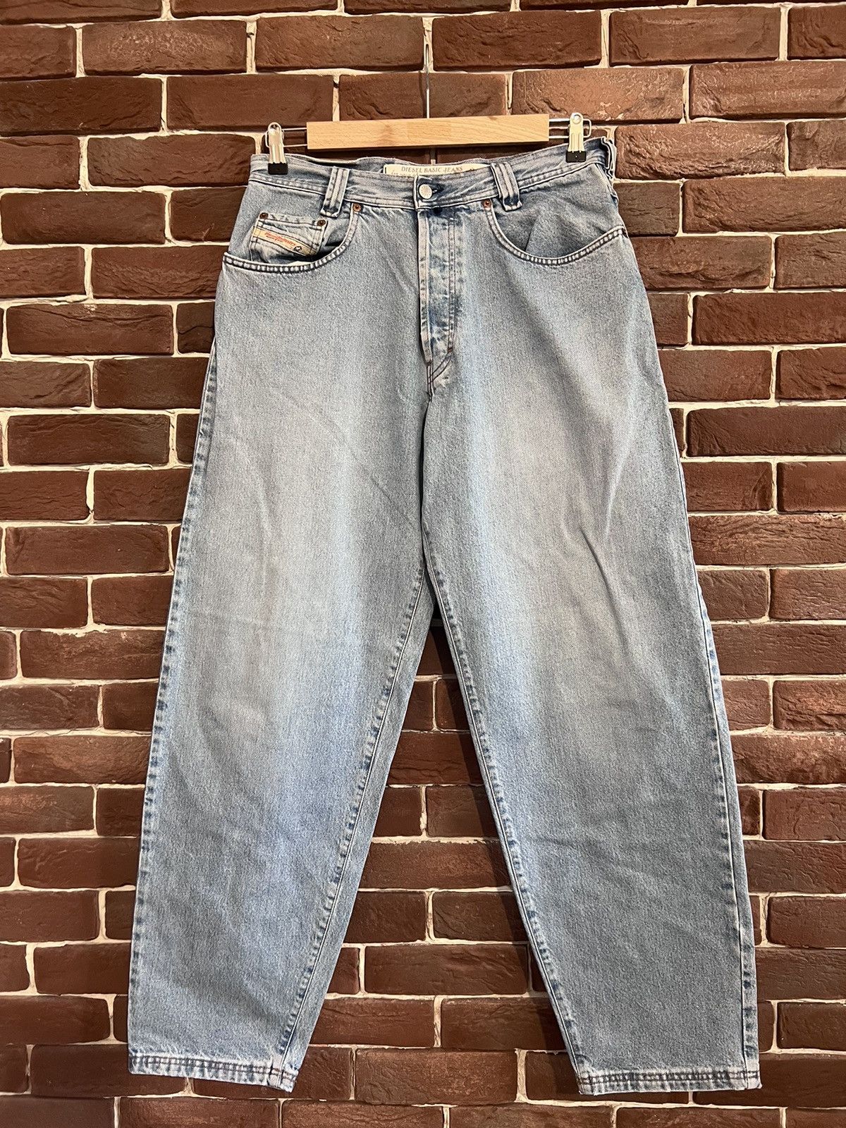 Diesel Vintage 90s Diesel Baggy Skate Denim Pant Perfect Blue Hype Size US 34 / EU 50 - 1 Thumbnail