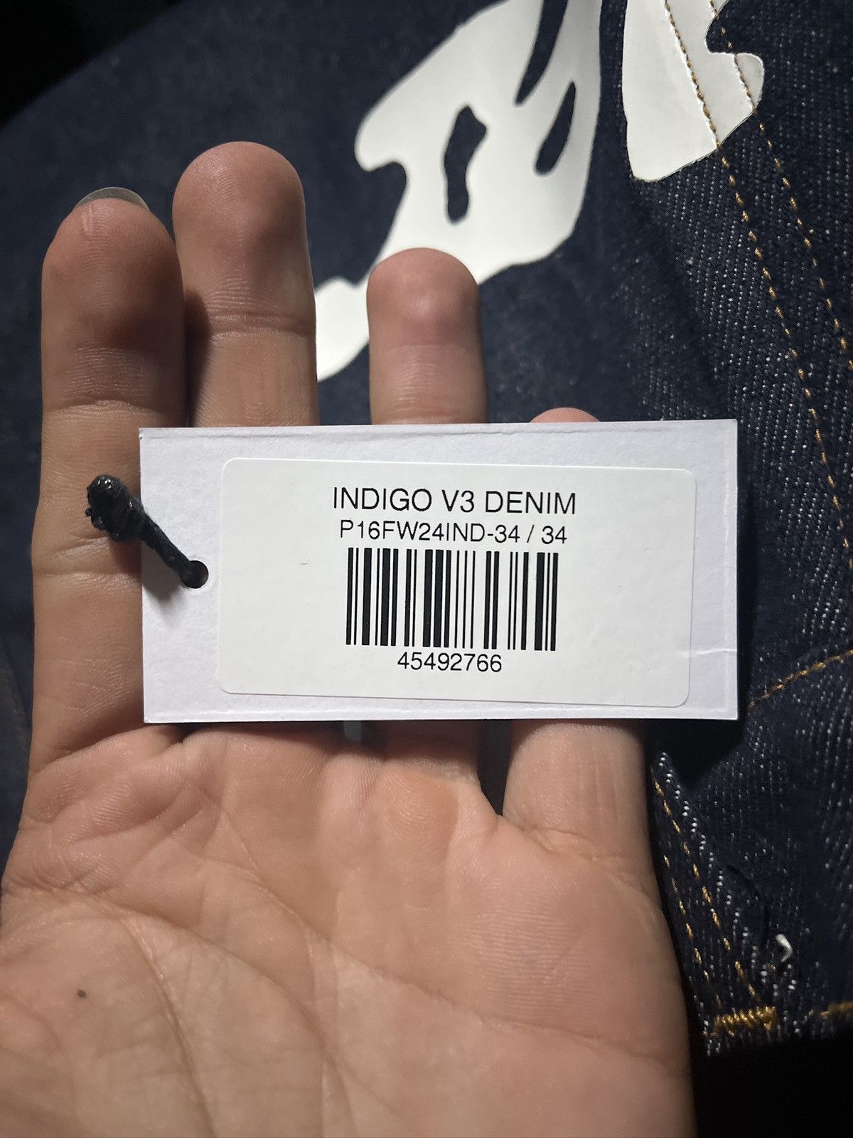 Sp5der Sp5der Raw Denim Jeans Size US 34 / EU 50 - 5 Thumbnail