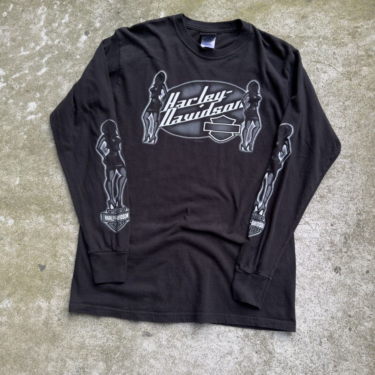 Harley Davidson Harley Davidson Biker Girl Shirt ERD Grunge Pornstar Size US M / EU 48-50 / 2 - 7 Thumbnail