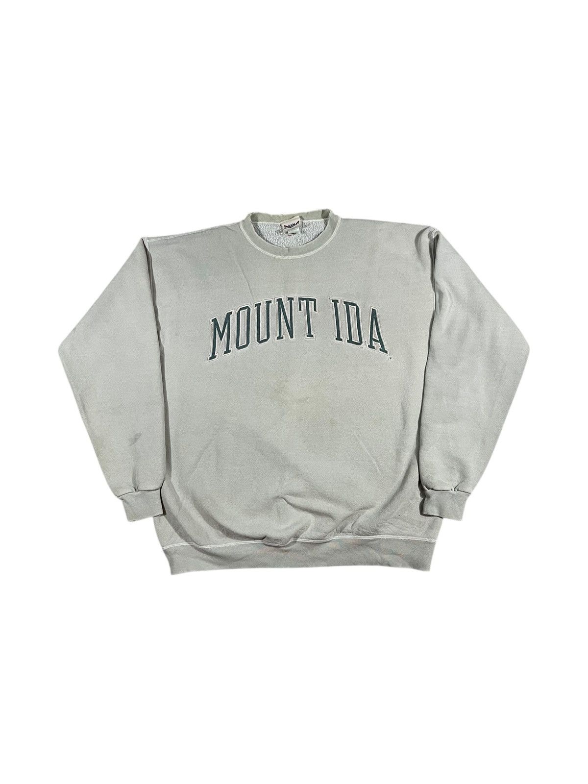 Vintage Vintage Mount Ida Crewneck Sweatshirt Faded Distressed Green Size US L / EU 52-54 / 3 - 1 Thumbnail