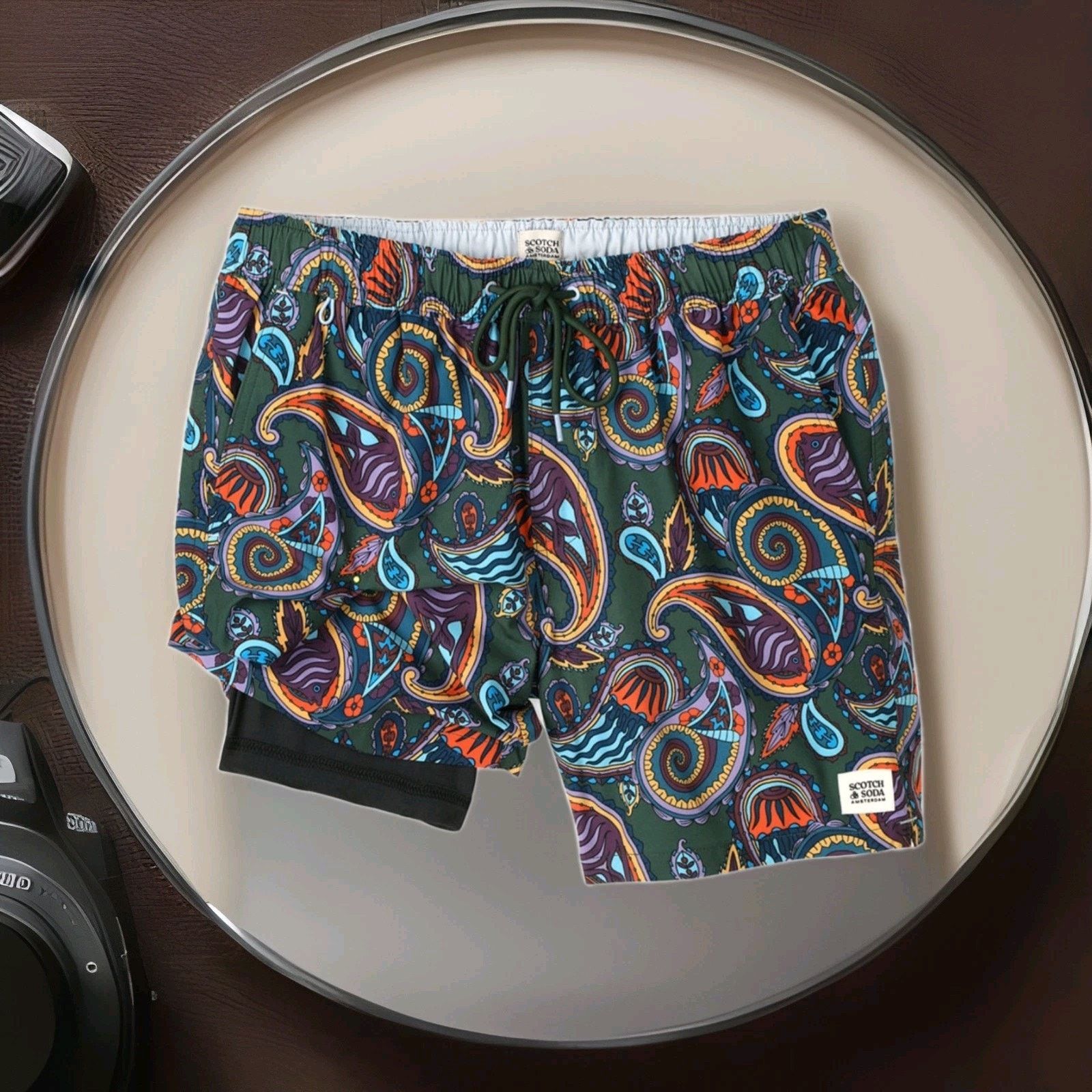 Scotch & Soda SCOTCH & SODA Swim Shorts SPrint Lined Drawstring Logo * Size US 32 / EU 48 - 1 Thumbnail