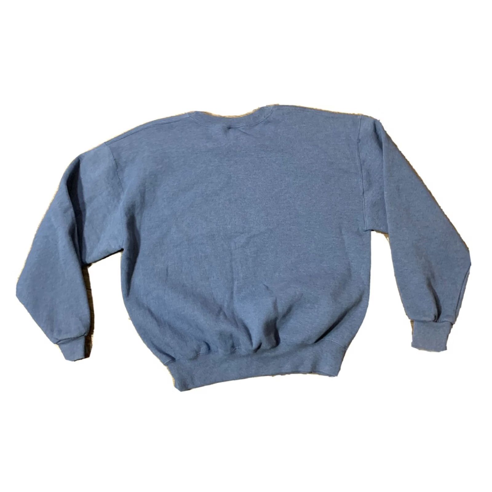 Russell Athletic VINTAGE 90s Russell Athletic Mens Crewneck Sweatshirt Blue Adult Large Size US L / EU 52-54 / 3 - 2 Thumbnail