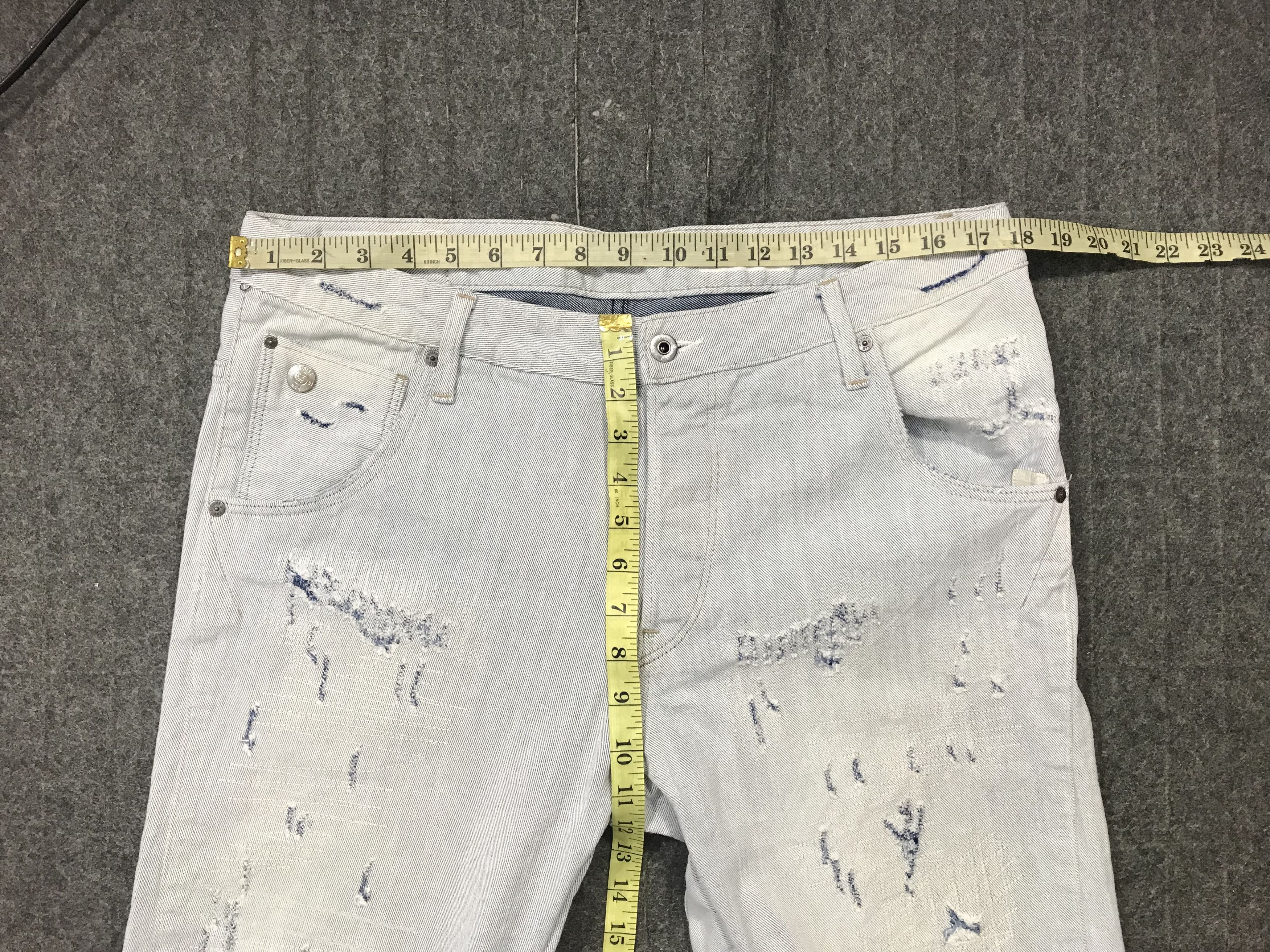 G-Star × Vintage GS Star Restore Denim Arc Tapered Indigo Pant Straight Cut Size US 36 / EU 52 - 12 Thumbnail