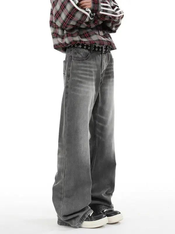VIBE High Street Y2K Vintage Hip Hop Micro Flare Jeans Size US 34 / EU 50 - 4 Thumbnail