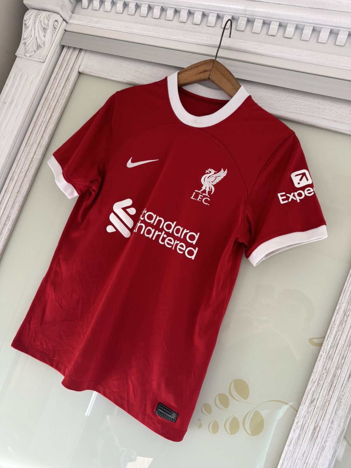 Nike Liverpool 2023-2024 Home Soccer Jersey Football Shirt Kit Size US S / EU 44-46 / 1 - 3 Thumbnail