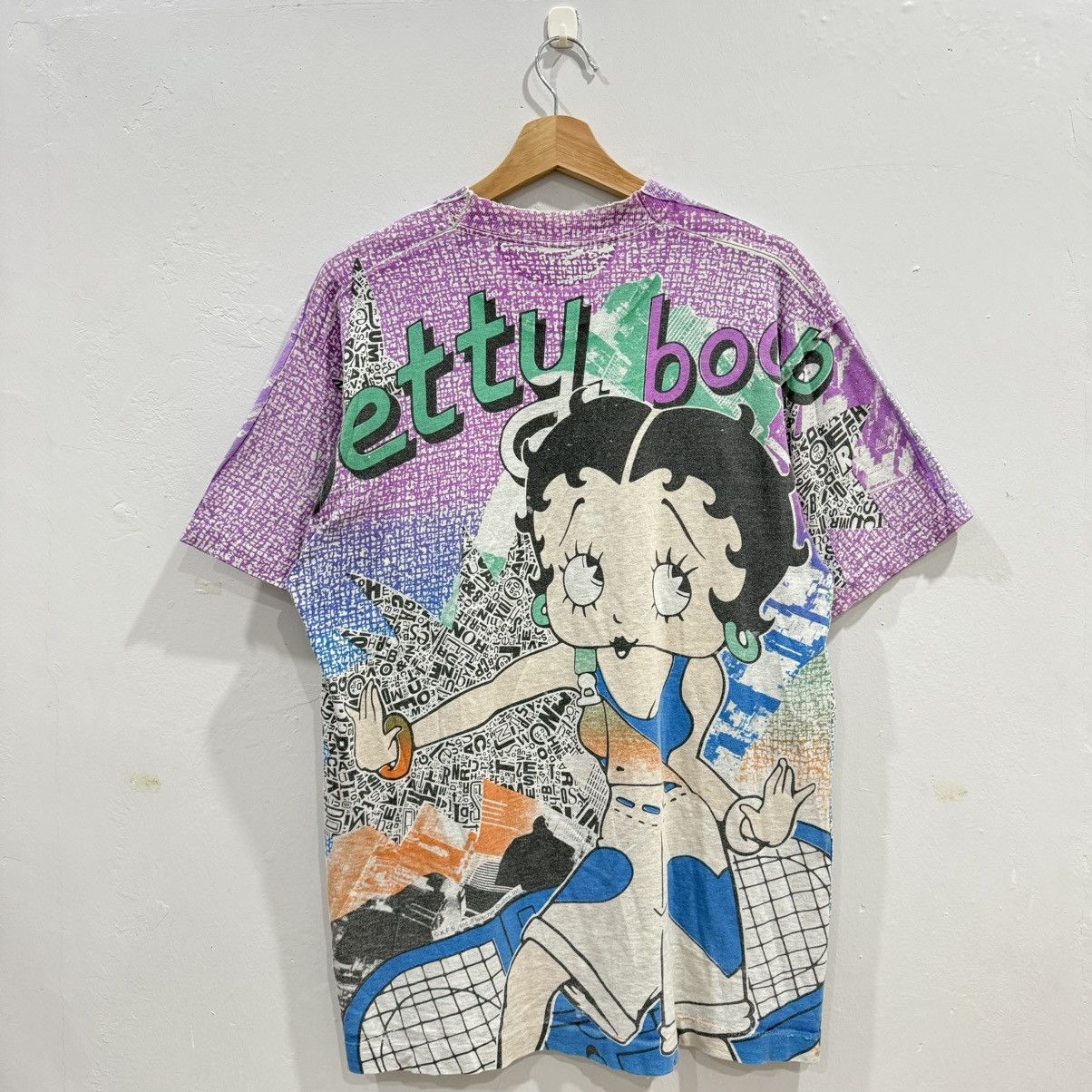 Cartoon Network Vintage Early 90s Betty Boop Aop Tee Size US L / EU 52-54 / 3 - 2 Thumbnail