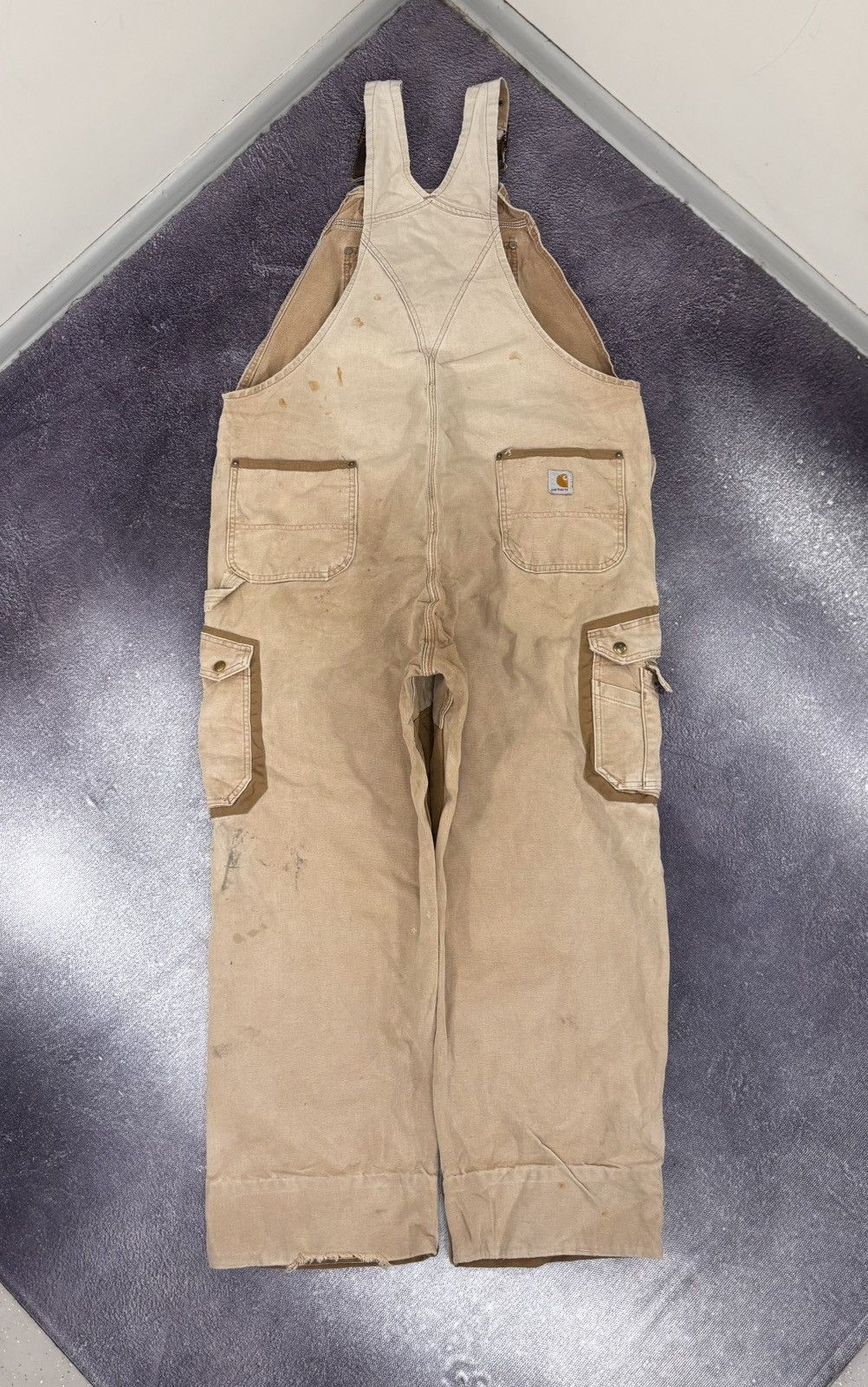 Carhartt Vintage Carhartt Double Knee Hunting Bib Overalls USA Work Size US 44 / EU 60 - 2 Thumbnail