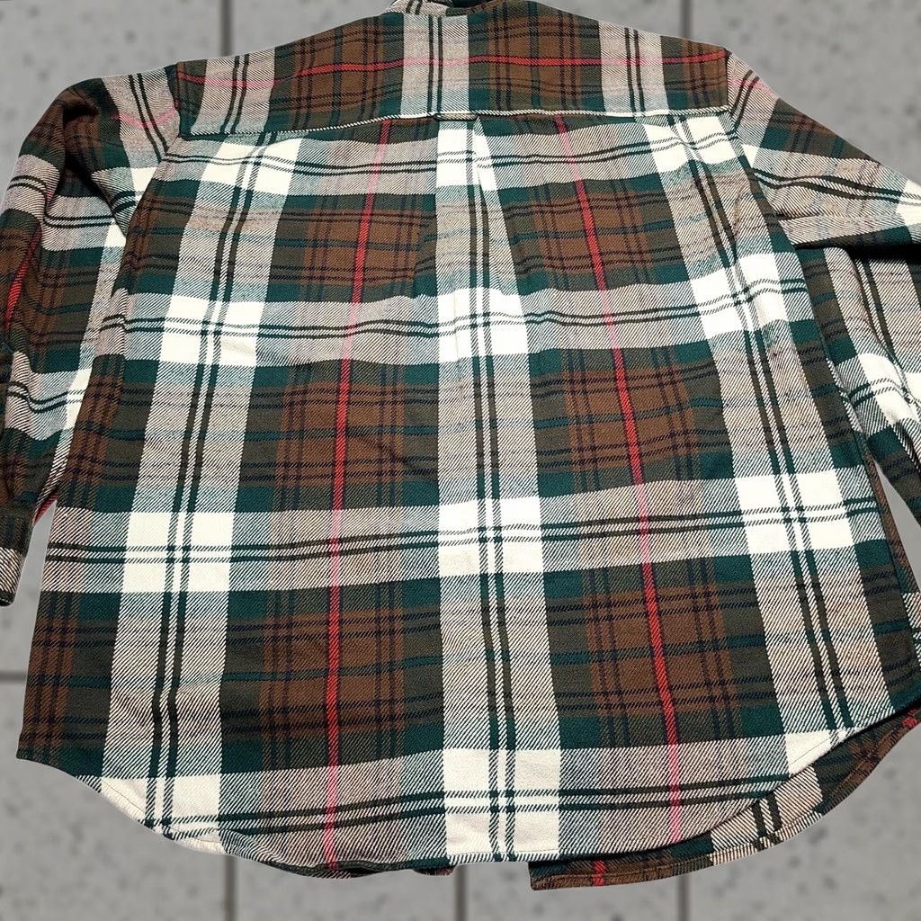 Vintage VINTAGE Field Gear Plaid Flannel Shirt LT Big & Tall Heavyweight Cotton Button-Down Long Sleeve Green Men Size US L / EU 52-54 / 3 - 1 Thumbnail