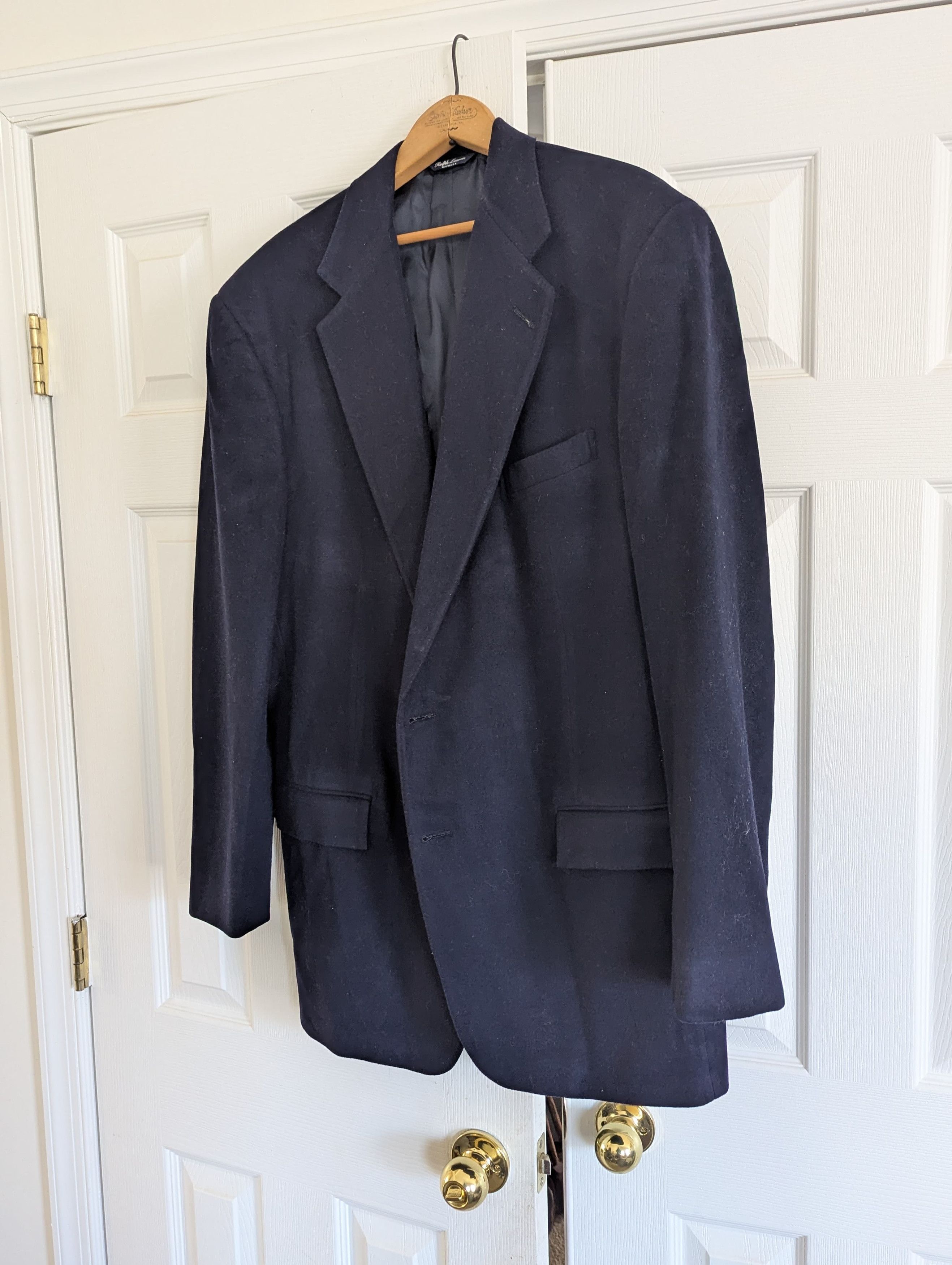 Ralph Lauren Vintage Lambs Wool Blazer Size 44L - 1 Thumbnail