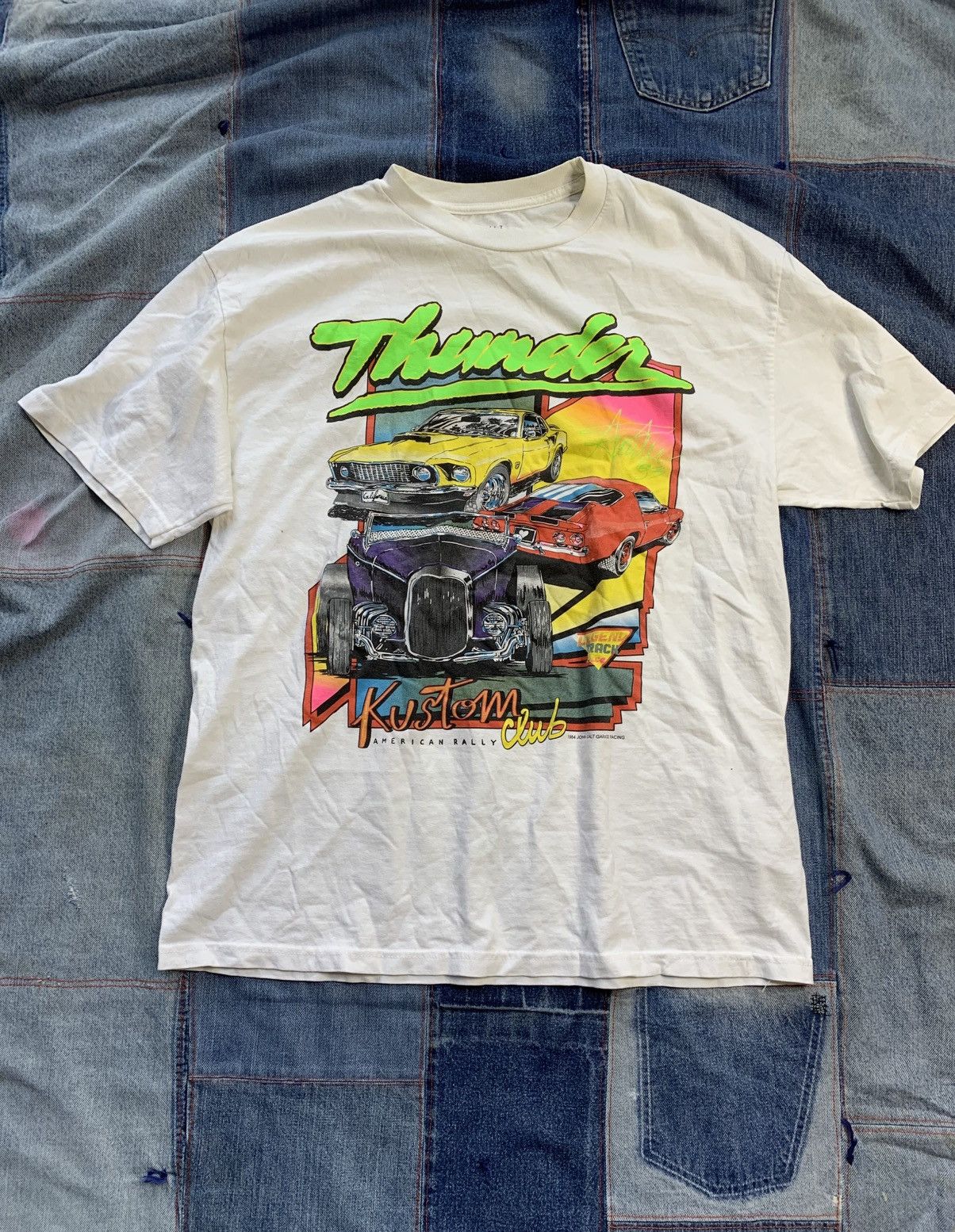Vintage Racing Graphic Tee Baggy Size US L / EU 52-54 / 3 - 1 Thumbnail