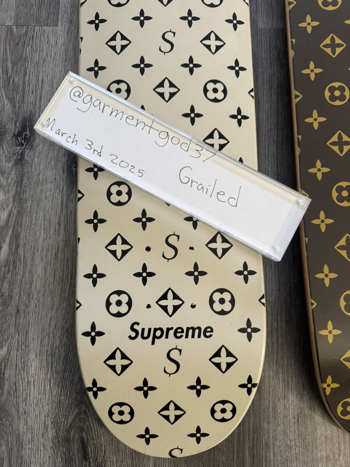 Louis Vuitton × Supreme Supreme Louis Vuitton 2000 Monogram Skateboard Deck Size ONE SIZE - 4 Thumbnail