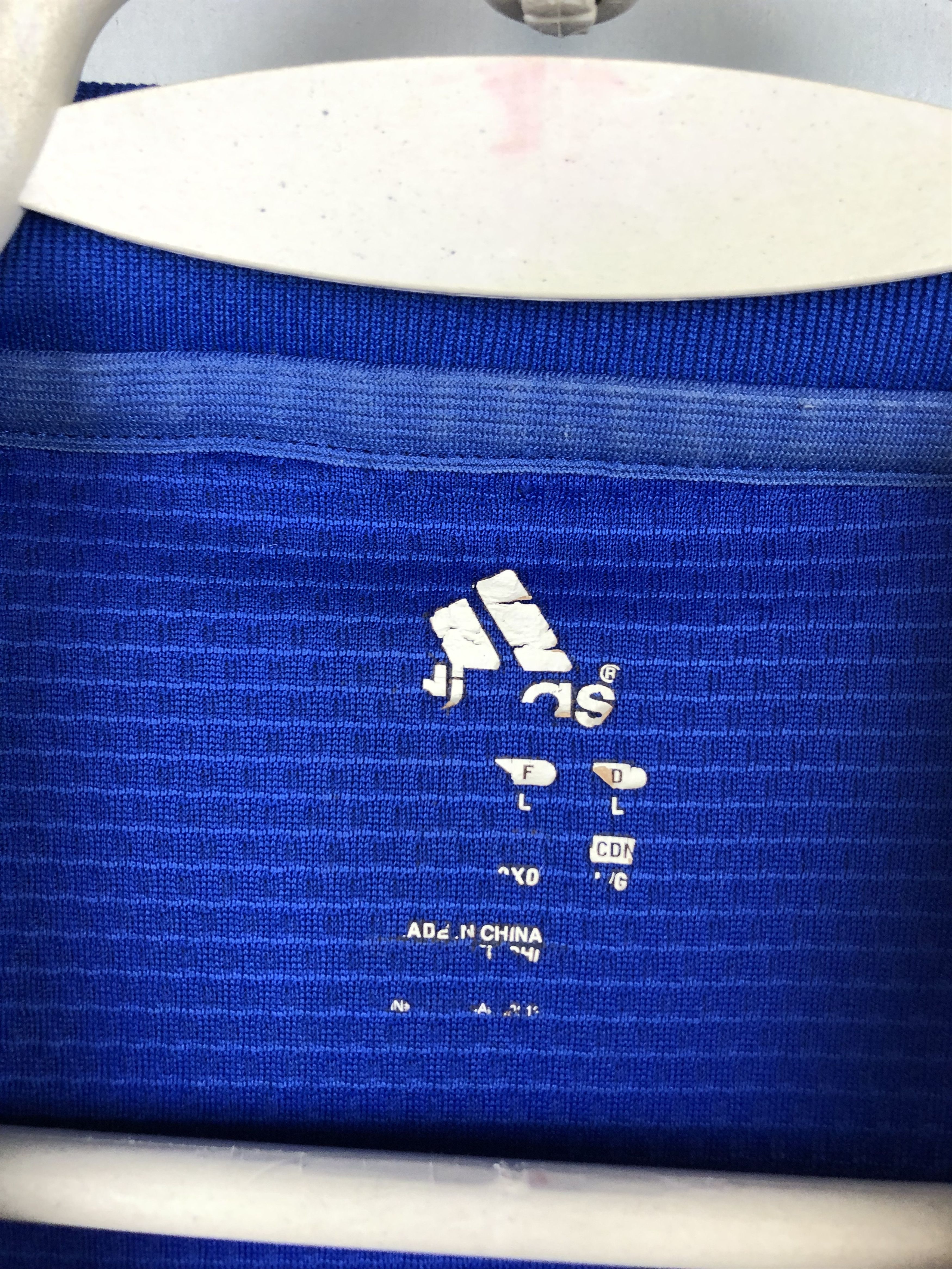 Adidas Chelsea football shirt 2009 Soccer Adidas Blue Jersey Trikot Size US L / EU 52-54 / 3 - 4 Thumbnail