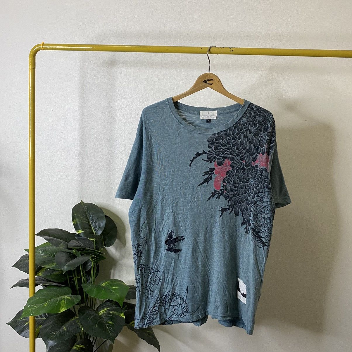 Karakuri Tamashii Kuin Ed Hardy Karakuri Tamashii Style Loopwheel Cotton Tee Size US L / EU 52-54 / 3 - 1 Thumbnail