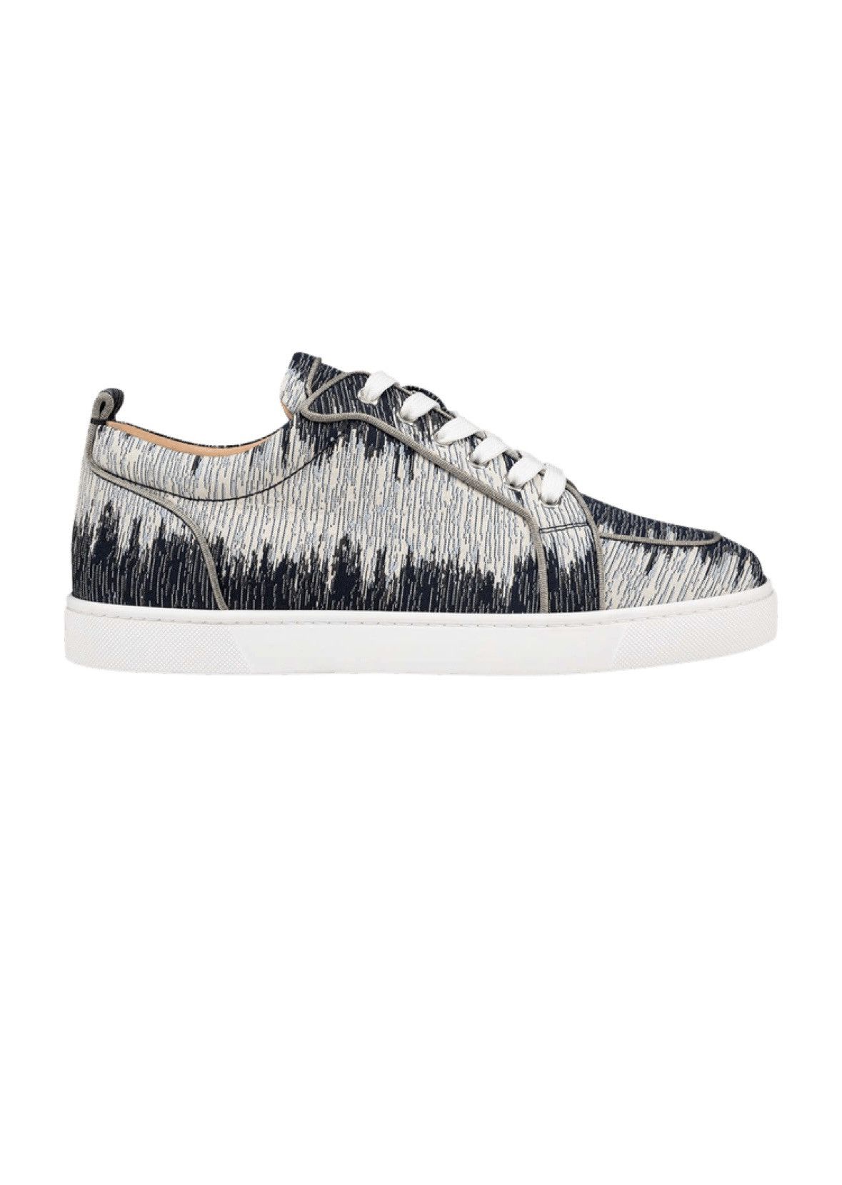 image of Christian Louboutin Louboutin Rantulow Blue & White Shoes, Men's (Size 8.5)