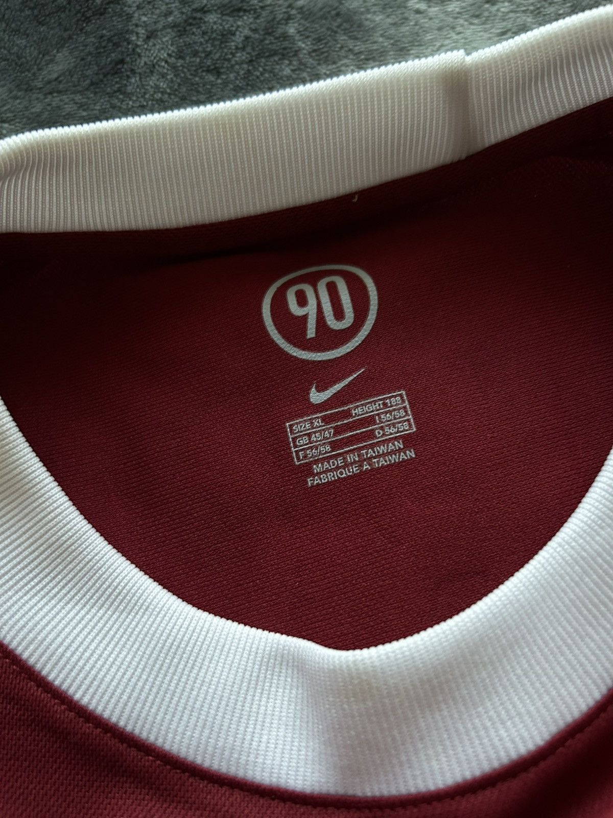 Nike nike sparta prague burgundy soccer jersey Size US XL / EU 56 / 4 - 5 Thumbnail