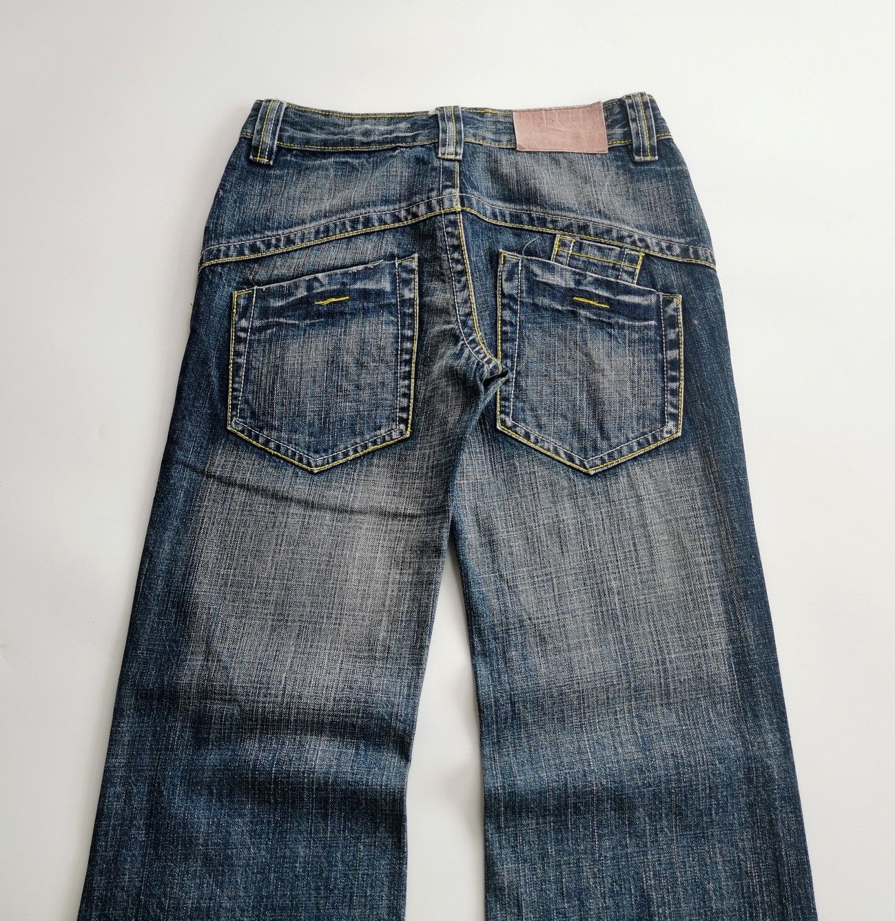 Japanese Brand Flared Bootcut Press Japan Distressed Jeans Size US 28 / EU 44 - 5 Thumbnail