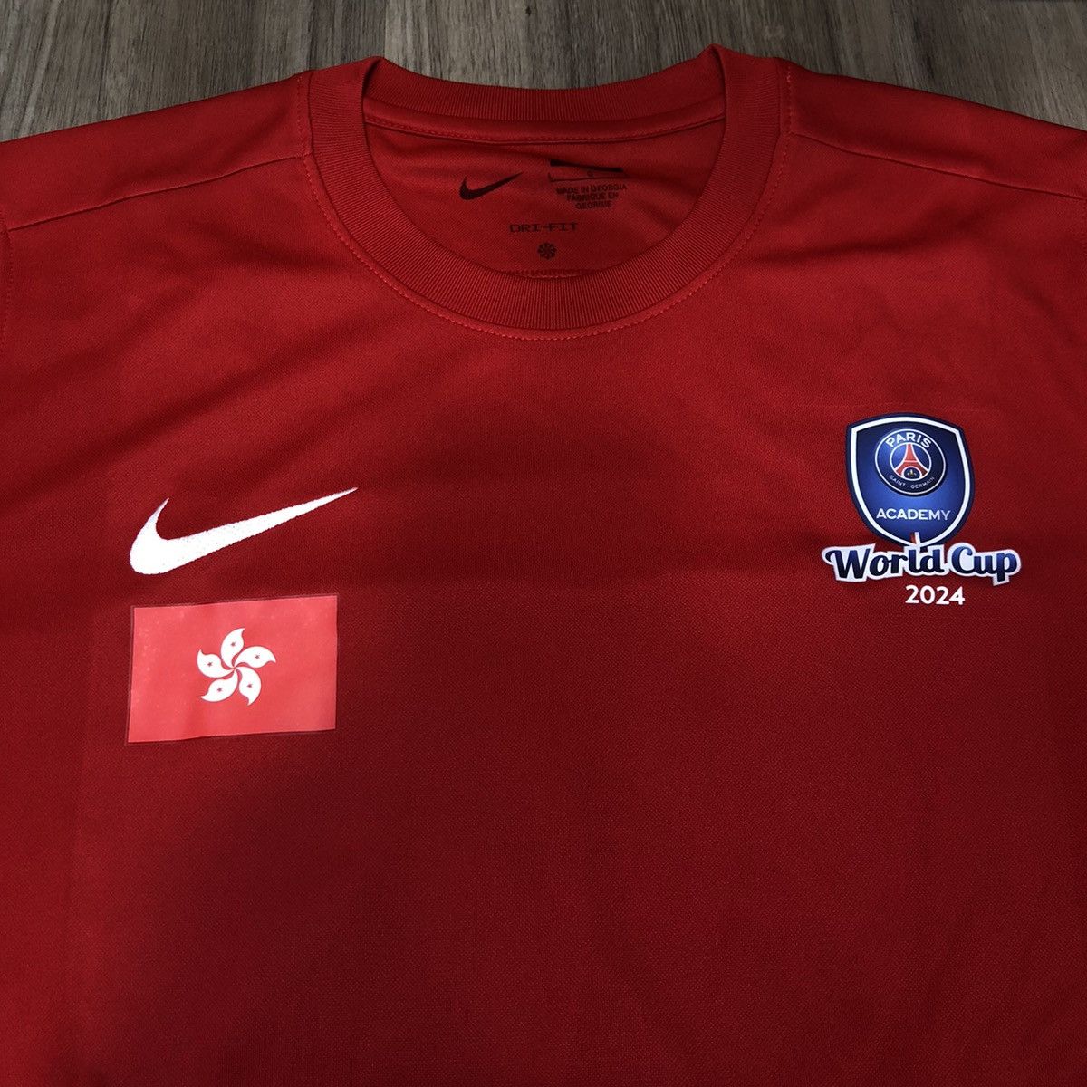 Nike Academy world cup paris Hong Kong player issue shirt #13 Size US L / EU 52-54 / 3 - 3 Thumbnail