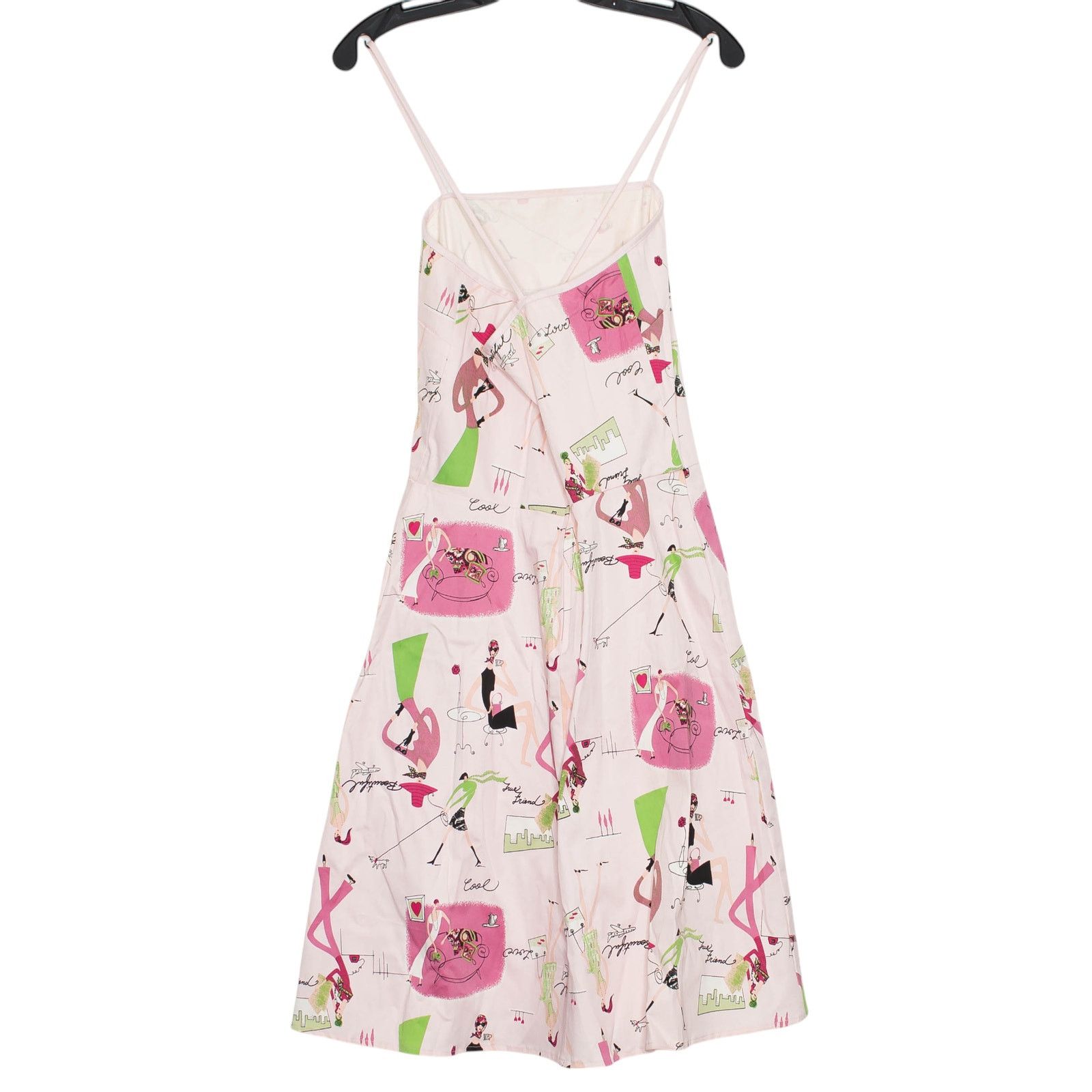 Other Pink Y2K Coquette Dress Novelty Girly Parisian Pinup Retro 9 Size XS / US 0-2 / IT 36-38 - 2 Thumbnail