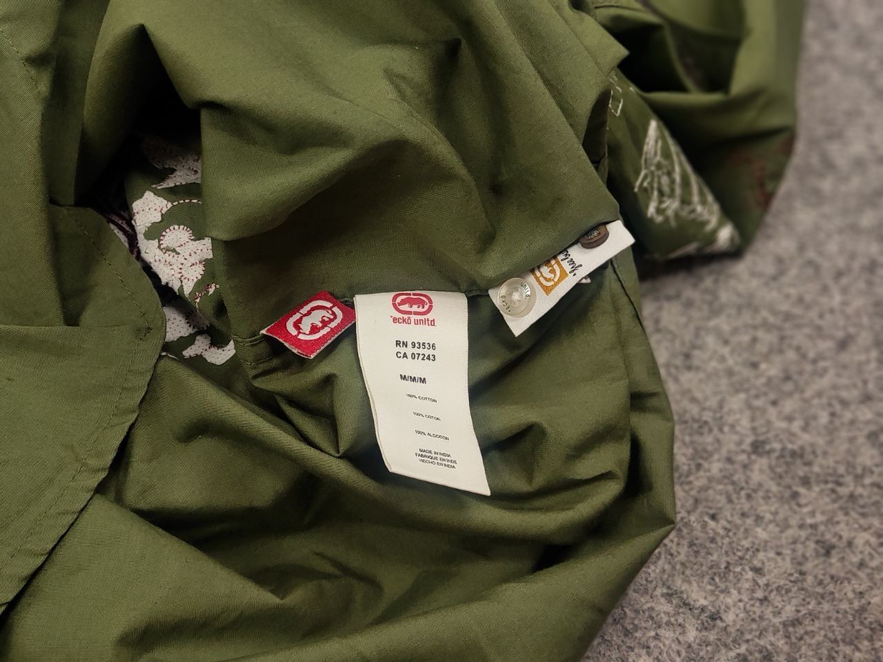 Ecko Unltd. Vintage Ecko Unltd Military Logo Button Long sleeve Shirt Size US M / EU 48-50 / 2 - 17 Thumbnail
