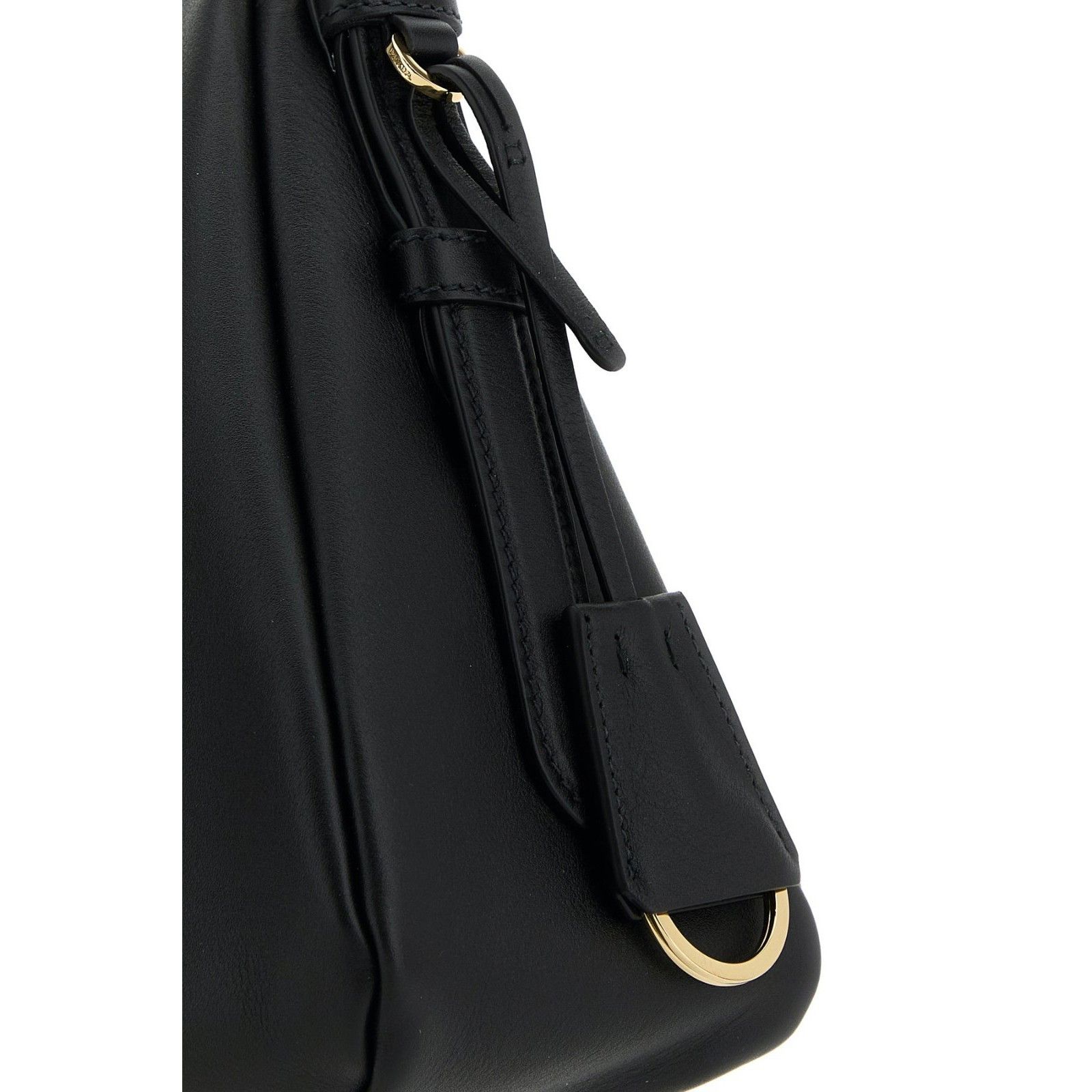 Prada PRADA Iconic Black Leather Shoulder Bag New & Authentic Size ONE SIZE - 4 Thumbnail