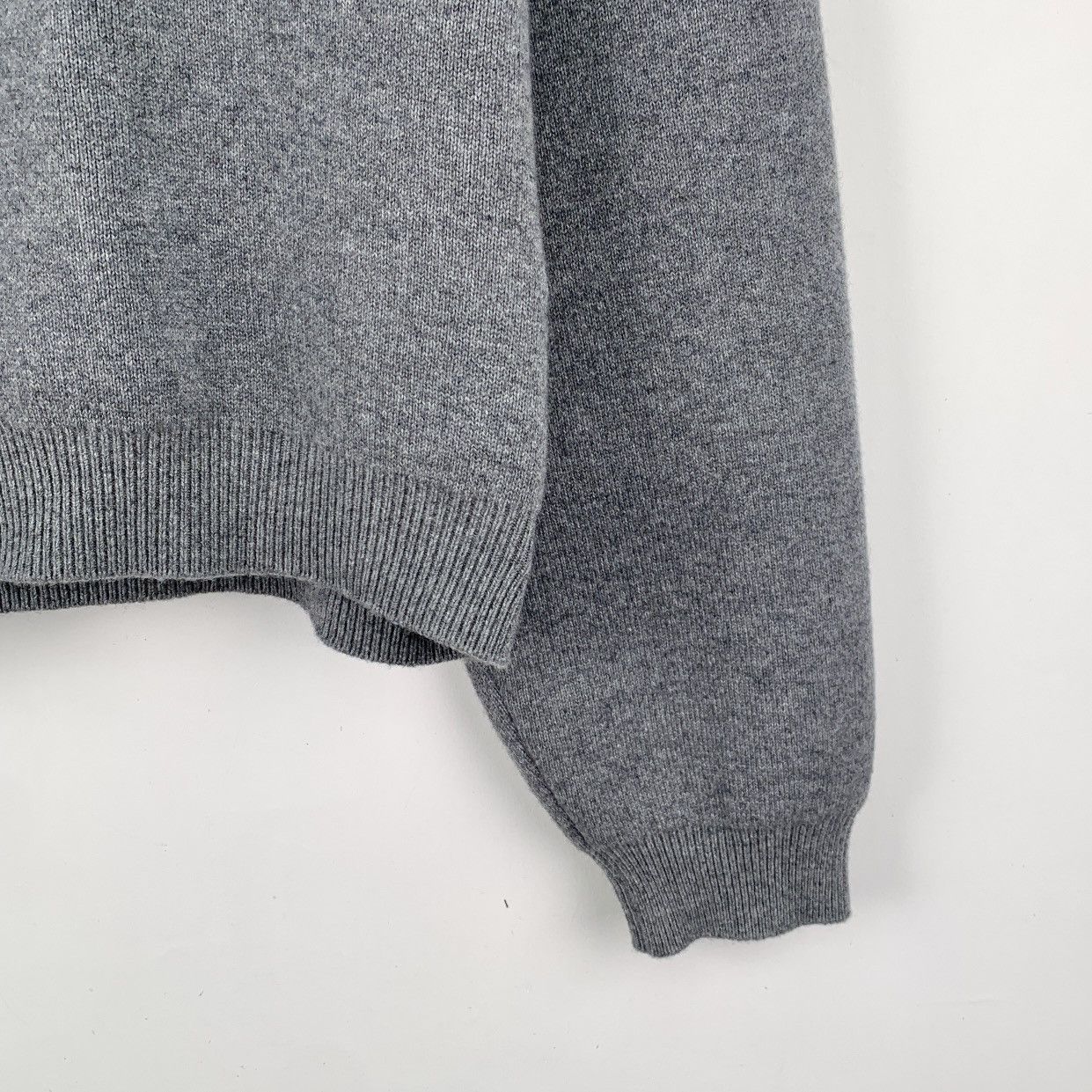 Celine Celine Grey Cashmere Long Sleeve Knit Sweater K26WX Size S / US 4 / IT 40 - 4 Thumbnail