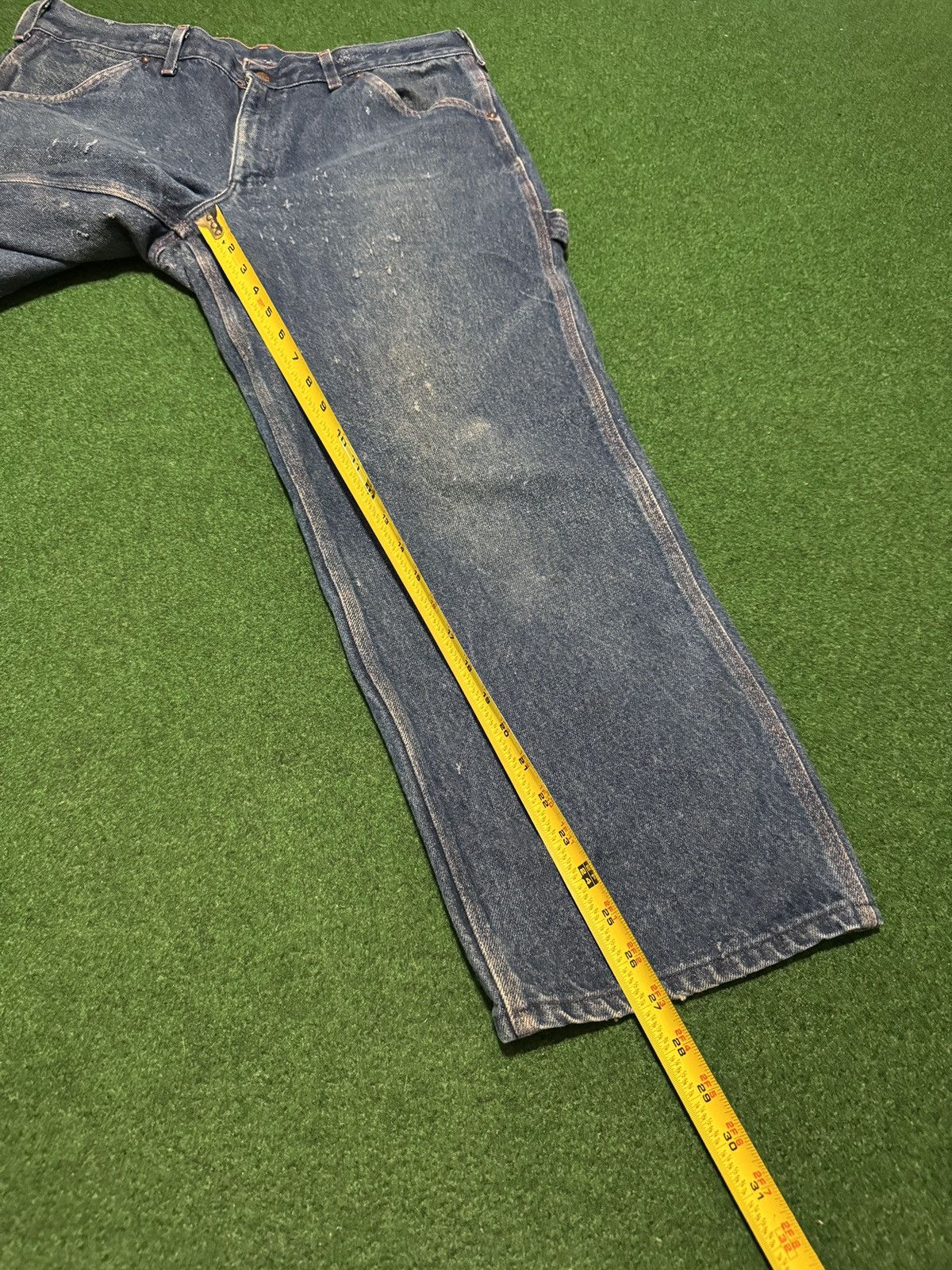 Big Mac Vintage Big Mac Work Wear Carpenter Distressed 38x27 Jeans Size US 38 / EU 54 - 8 Thumbnail