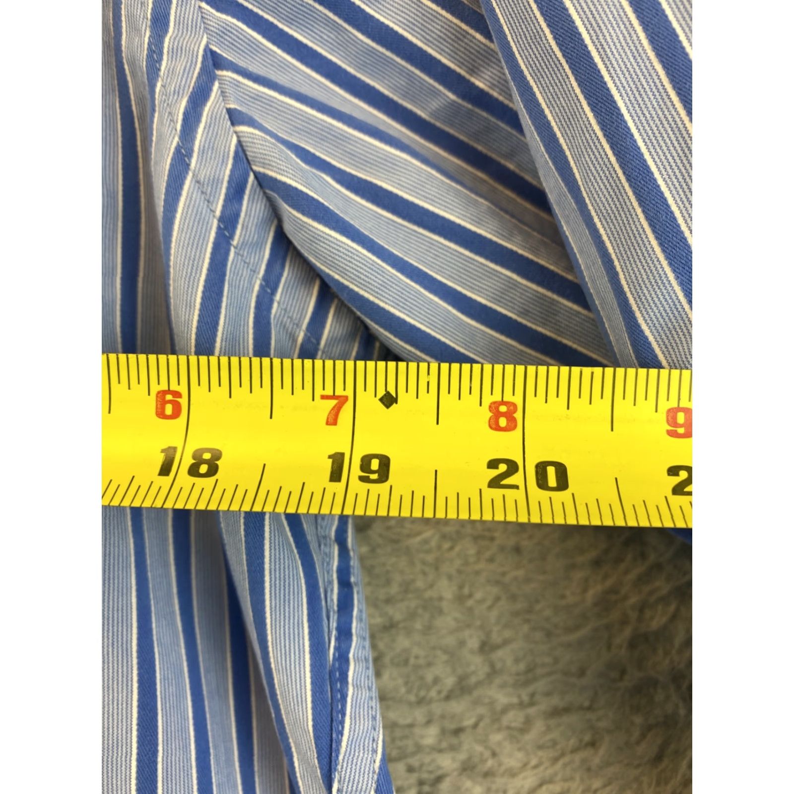 Abercrombie & Fitch Abercrombie & Fitch Mens Cotton Long Sleeve Dress Casual Striped Shirt M /83-54 Size US M / EU 48-50 / 2 - 7 Thumbnail