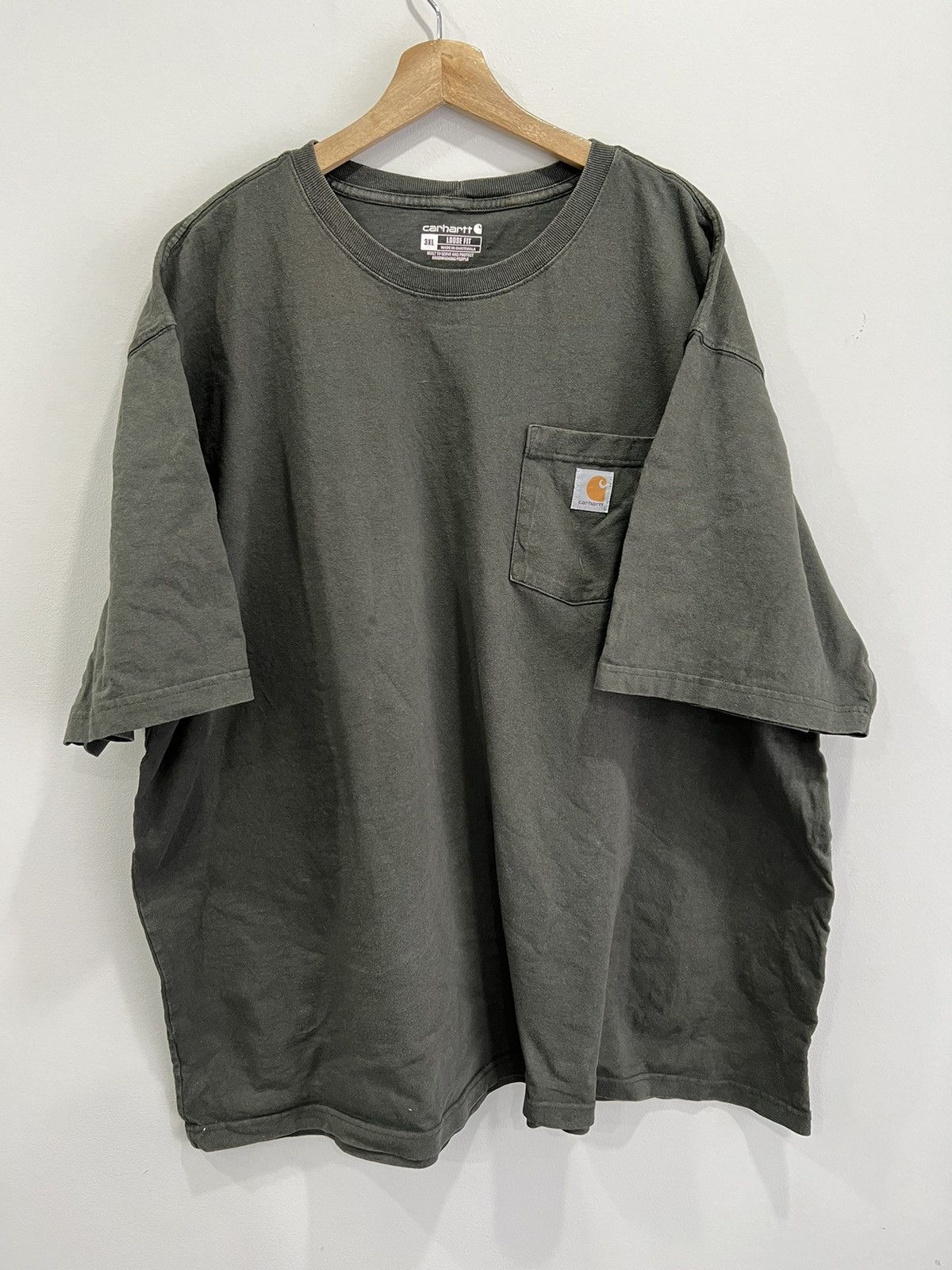 Carhartt Vintage Y2K Carhartt Pocket Tee Shirt 3XL Size US XXL / EU 58 / 5 - 1 Thumbnail