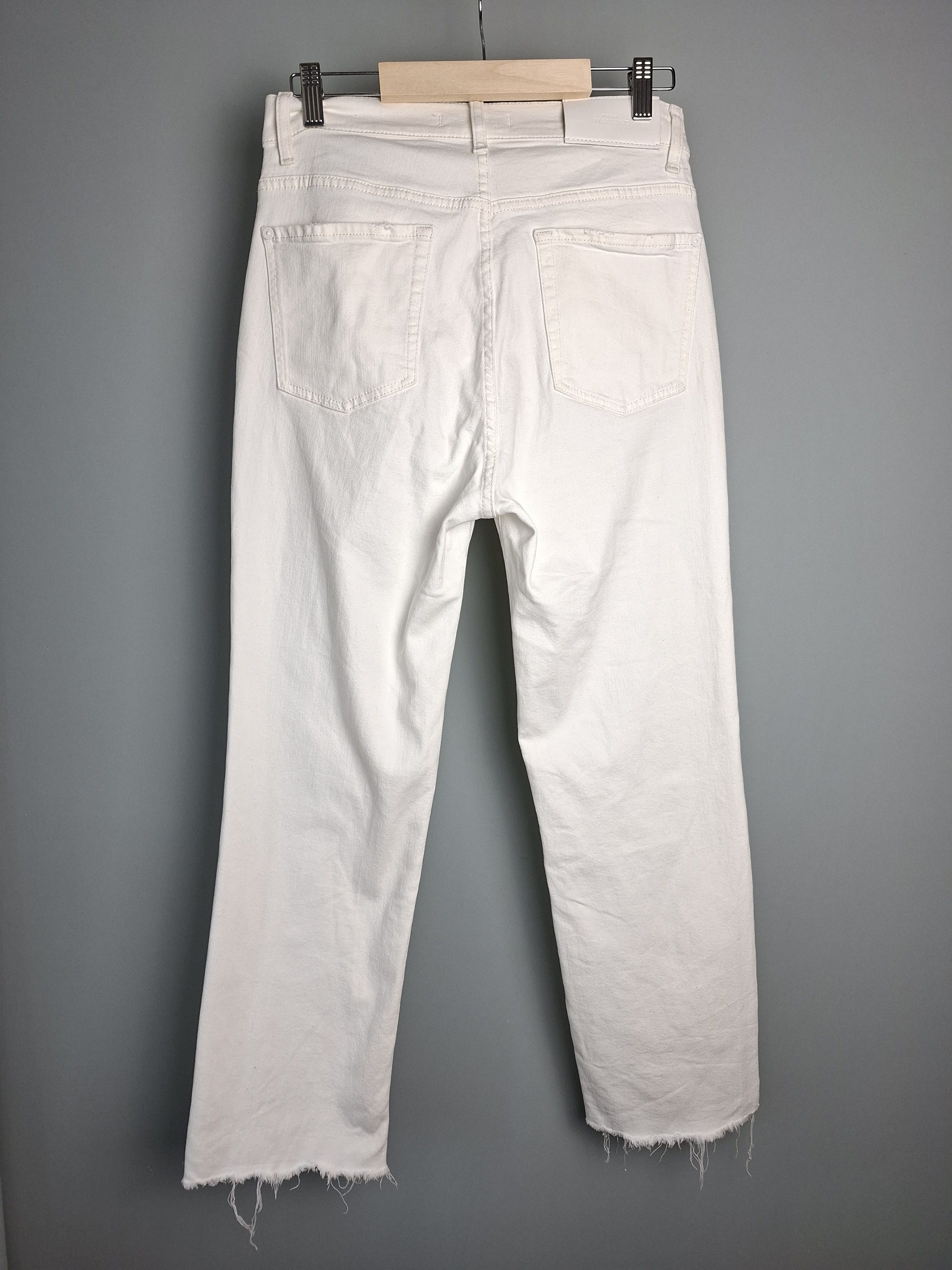 7 For All Mankind 7 For All Mankind Logan Stovepipe Canvas White Jeans Size 29" - 4 Thumbnail