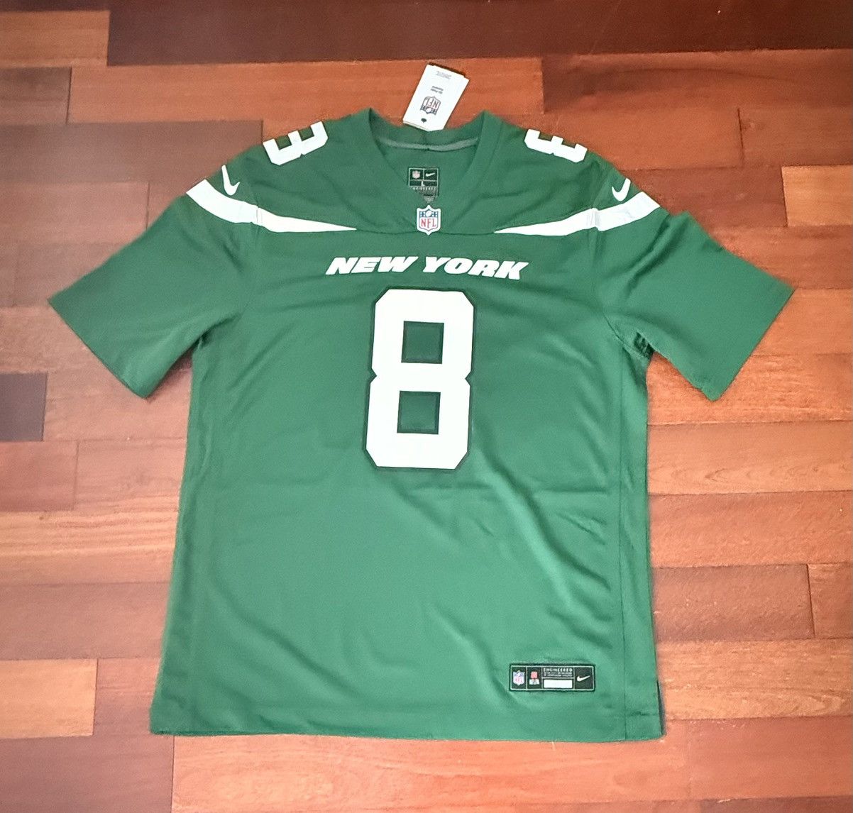 Nike Aaron Rodgers New York Jets Jersey Size US L / EU 52-54 / 3 - 1 Thumbnail