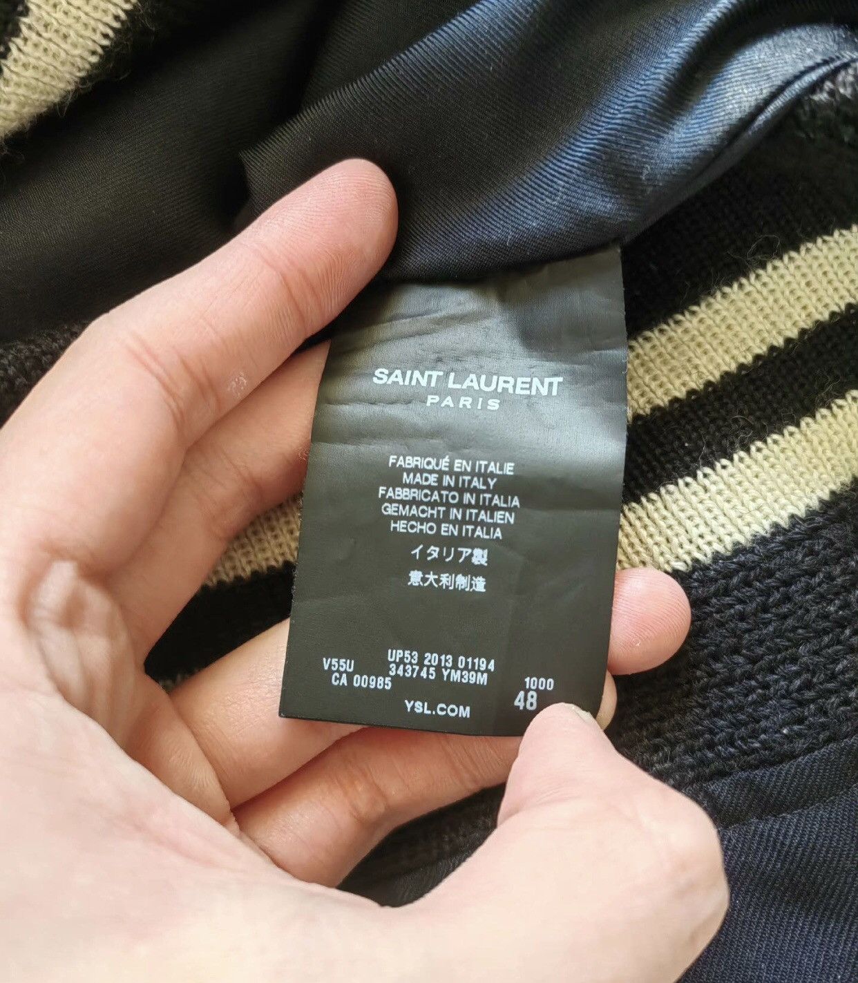 Saint Laurent Paris Saint Laurent Paris SLP 13aw First Year Baseball Jacket Size US S / EU 44-46 / 1 - 4 Thumbnail