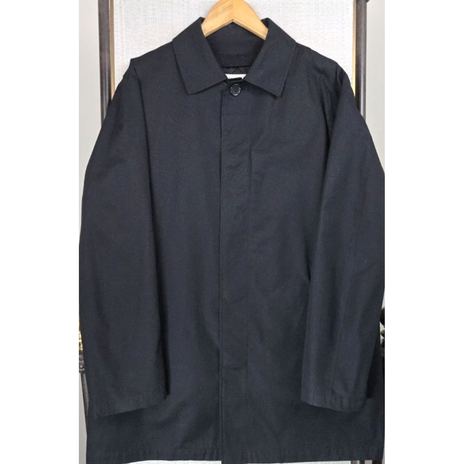 Mackintosh VINTAGE Barneys New York Jacket Coat Men 42 Large Mackintosh Button Front Insulated Liner Vest Black 100% Cotton 3 in 1 Size US L / EU 52-54 / 3 - 2 Thumbnail