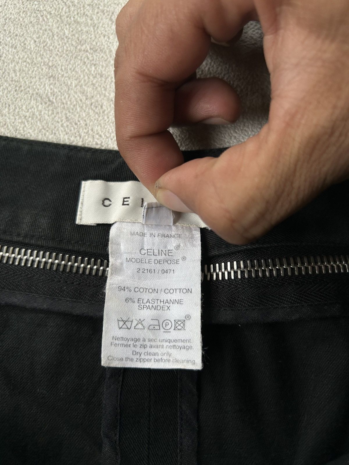 Celine Celine F/W 2003 Zipper Waistband Skirt Size 30" / US 8 / IT 44 - 9 Thumbnail
