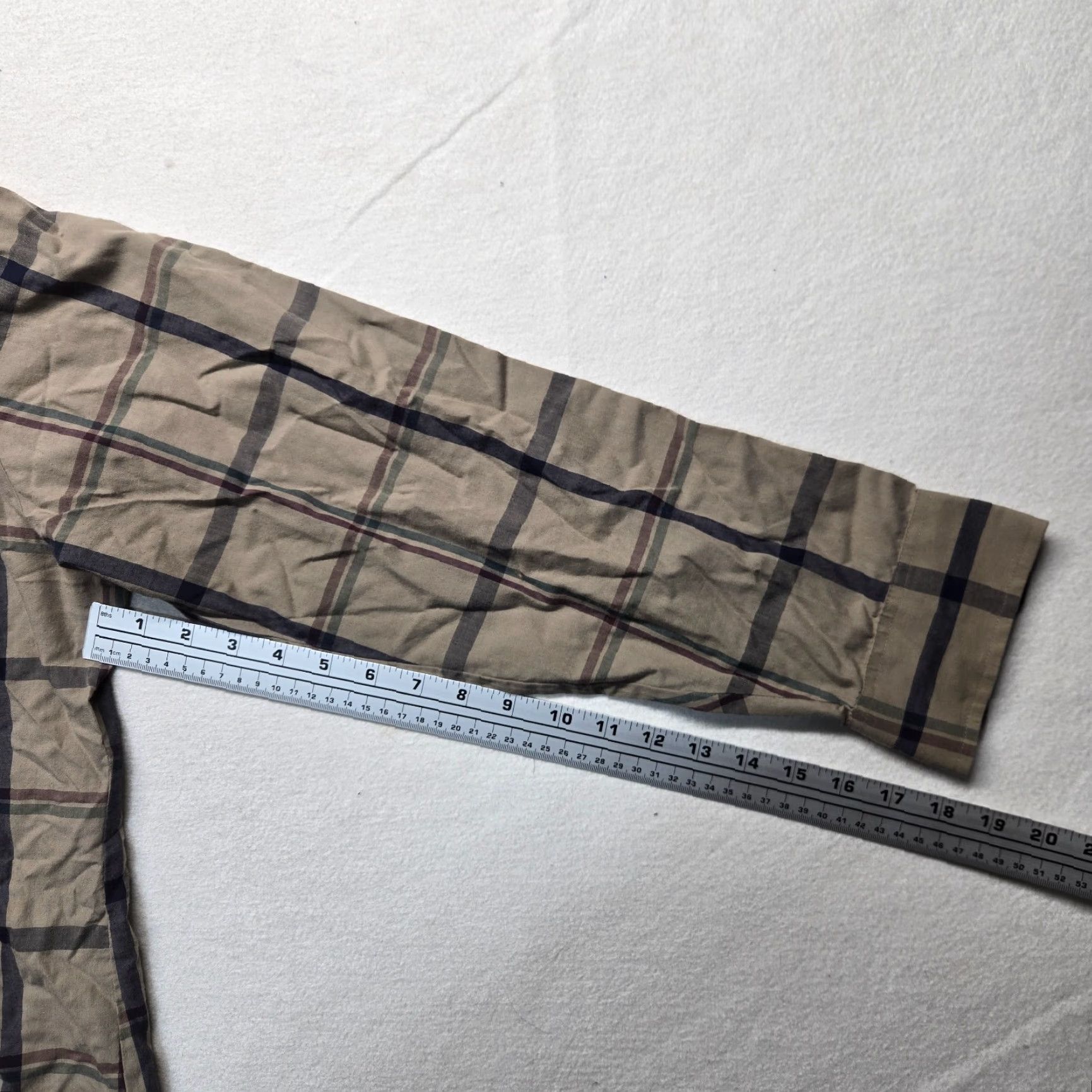 Vintage VINTAGE The Fox Collection Shirt Long Sleeve Men L Large Brown Check Checkered Button Up Size US L / EU 52-54 / 3 - 5 Thumbnail