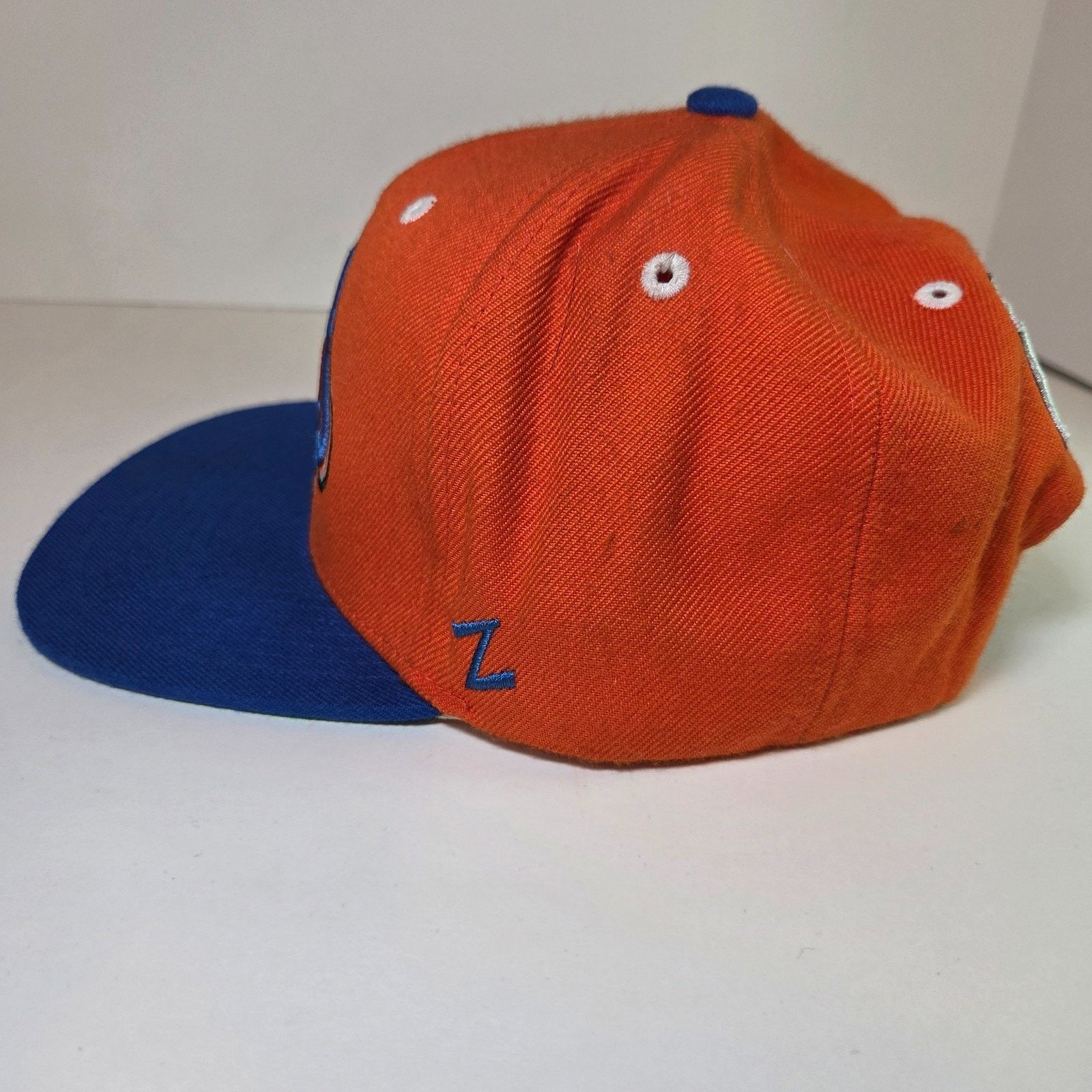 Zephyr Boise State Broncos Zephyr Snapback Hat Orange Blue NCAA Size ONE SIZE - 3 Thumbnail
