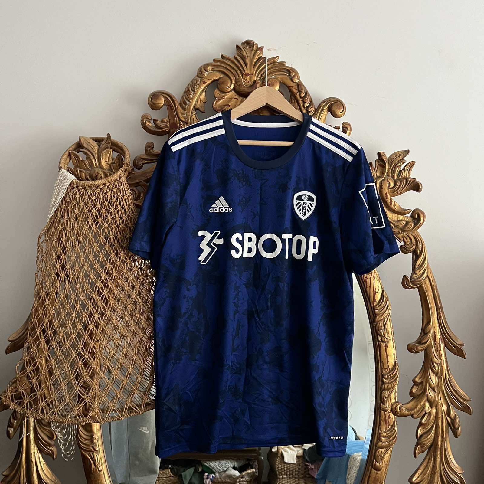 Adidas Leeds United Adidas Away Kit Soccer Jersey Shirt Sz L Size US L / EU 52-54 / 3 - 1 Thumbnail