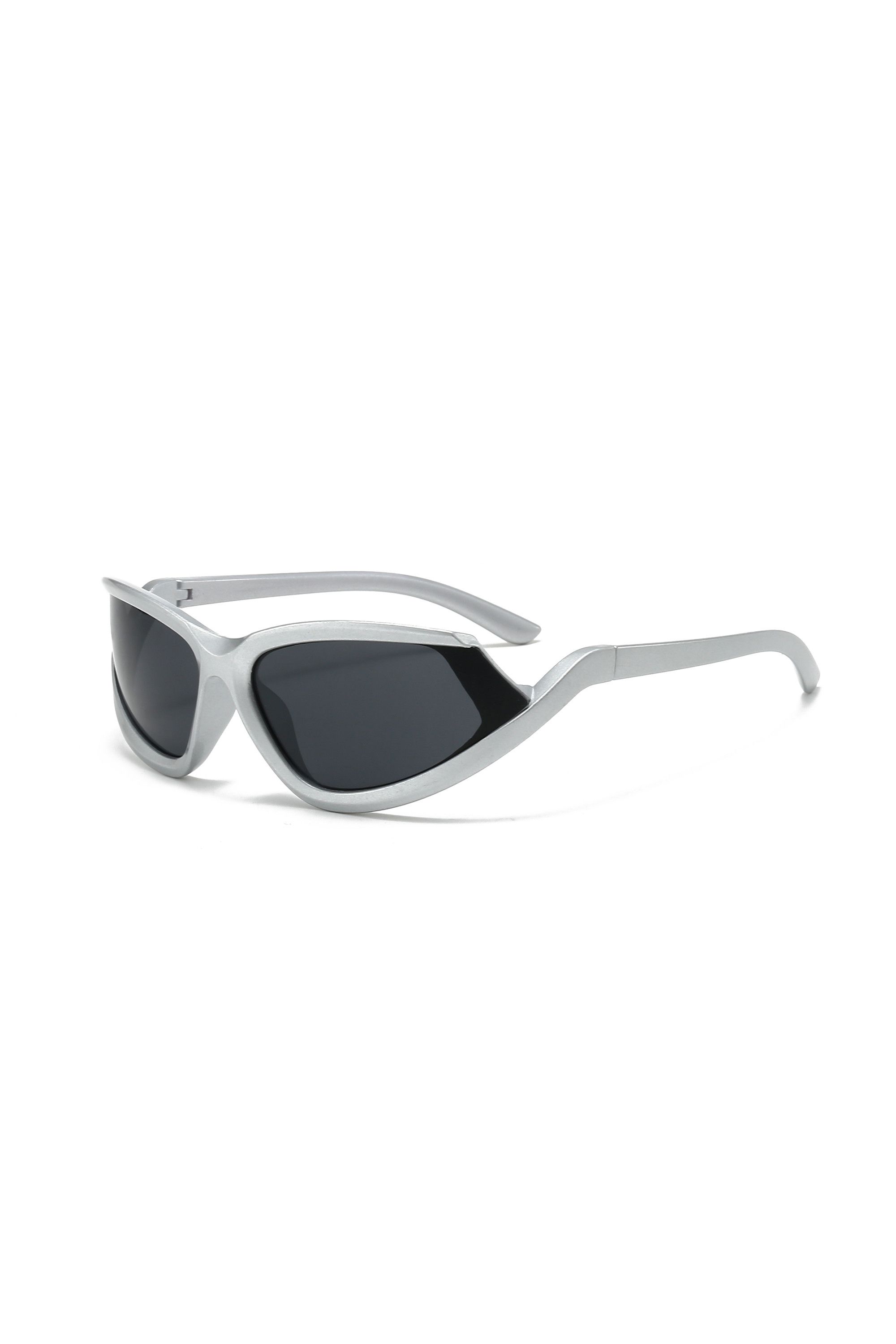 Japanese Brand Y2k Avant Garde Futuristic Silver Sunglasses Unisex OS Size ONE SIZE - 6 Thumbnail