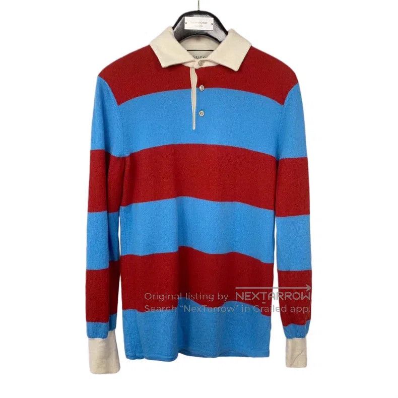 Gucci Gucci Red and blue colour-blocked wool lapel long-sleeved Size US M / EU 48-50 / 2 - 1 Thumbnail